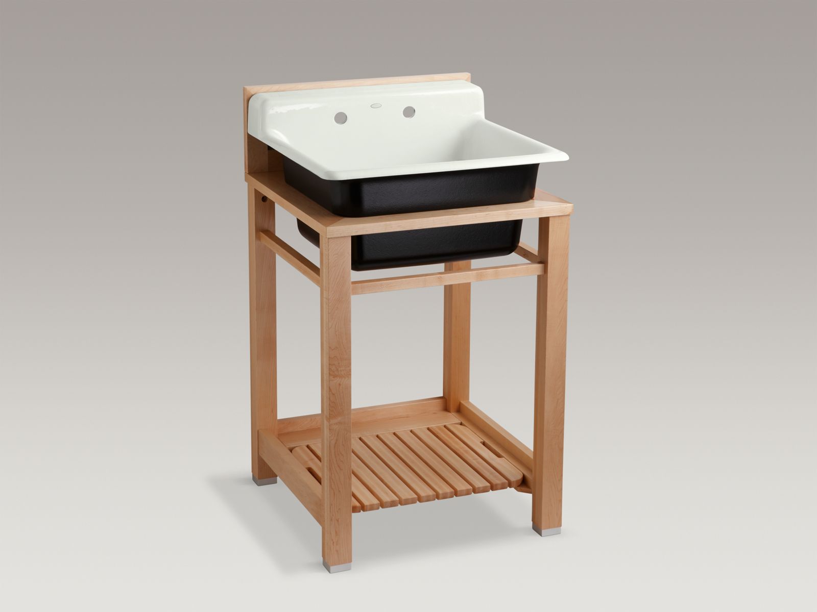 38274-bayview-tm-top-mount-utility-sink-with-2-faucet-holes-on-backwall-and-painted-underside-10.jpg Bayview(TM) top-mount utility sink with 2 faucet holes on backwall and painted underside