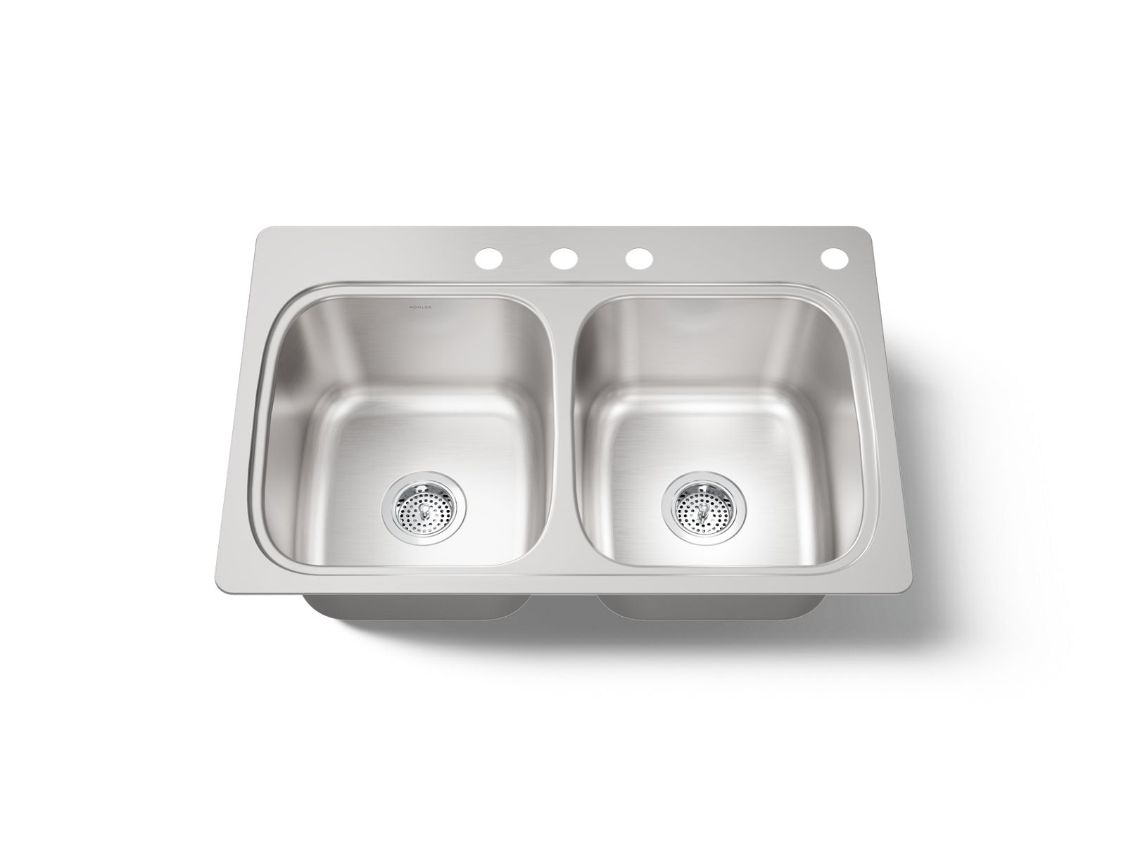 Verse™ 33" top-mount double-bowl kitchen sink