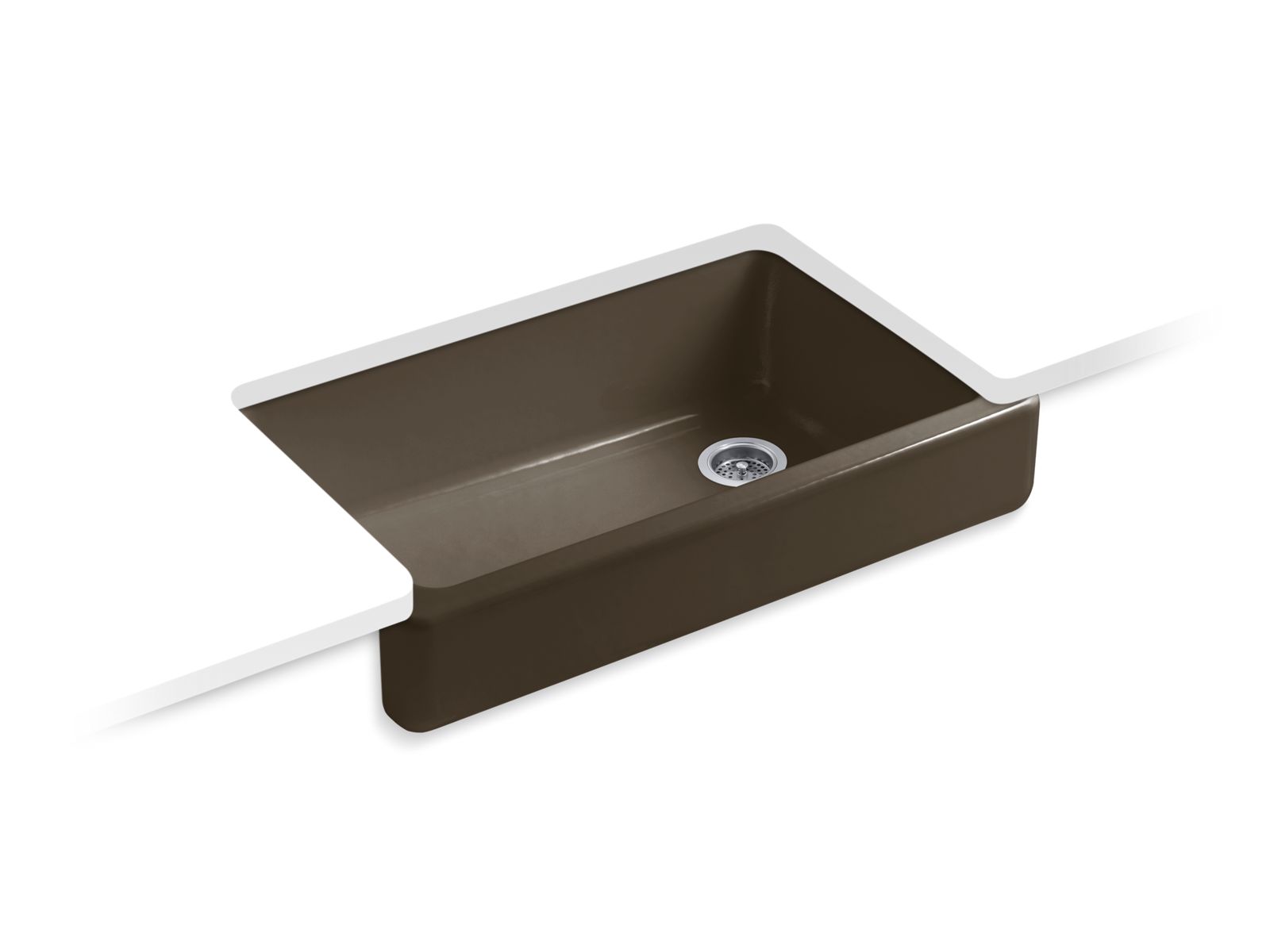 Whitehaven® 35-1/2" undermount single-bowl farmhouse kitchen sink