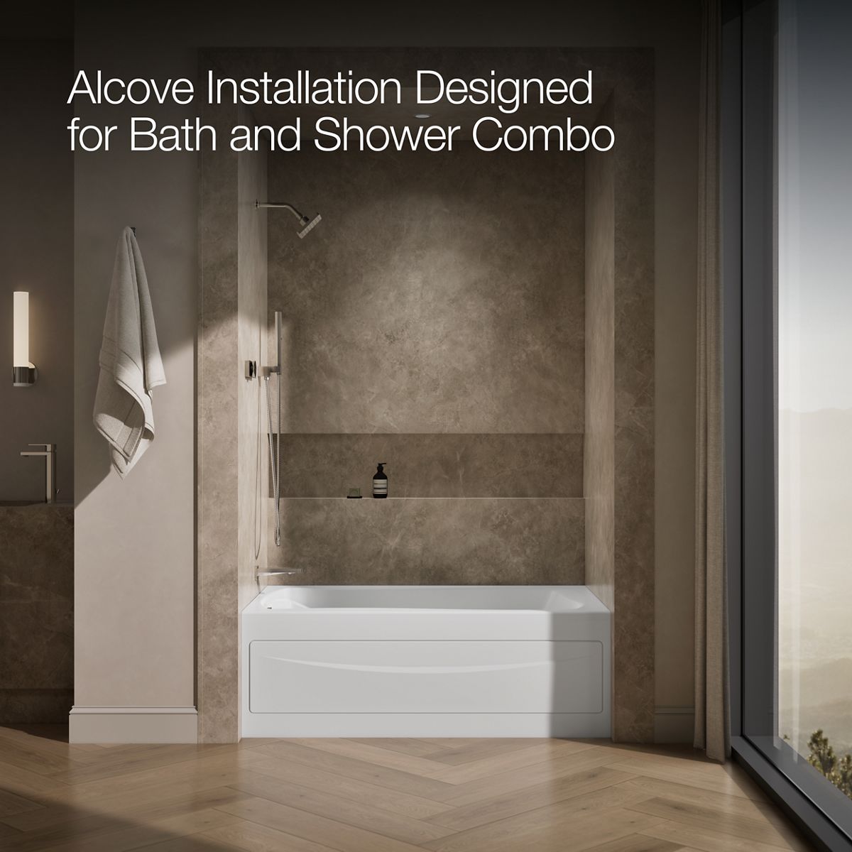 3840-mariposa-60-x-36-alcove-heated-whirlpool-left-drain-9.jpg Mariposa® 60" x 36" alcove heated whirlpool, left drain