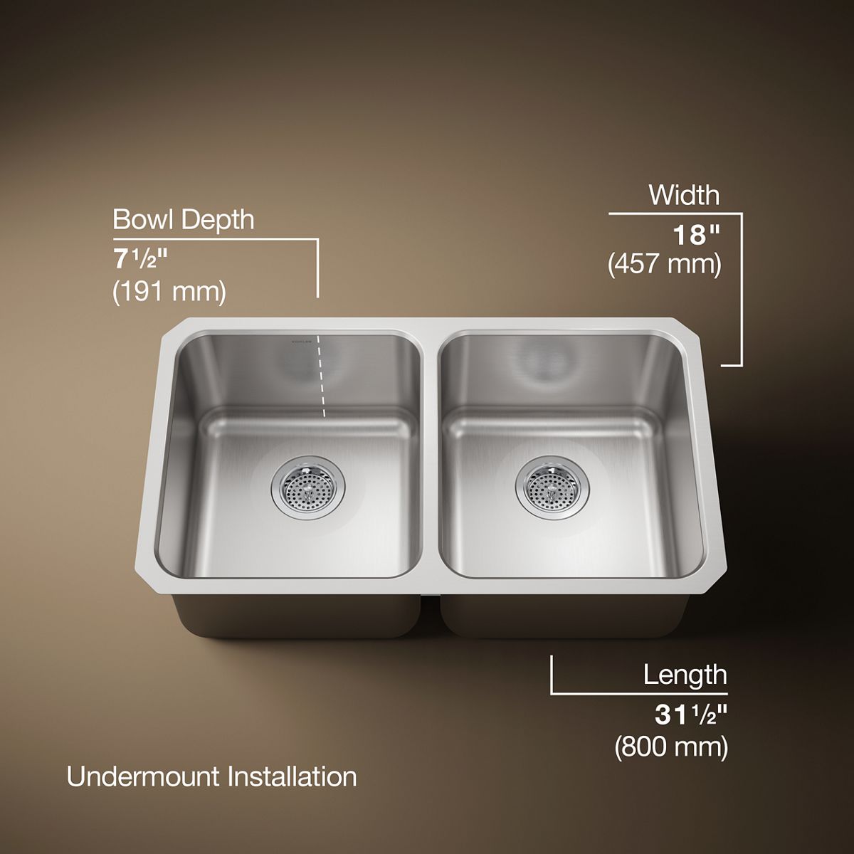 38448-undertone-31-1-2-undermount-double-bowl-kitchen-sink-3.jpg Undertone® 31-1/2" undermount double-bowl kitchen sink