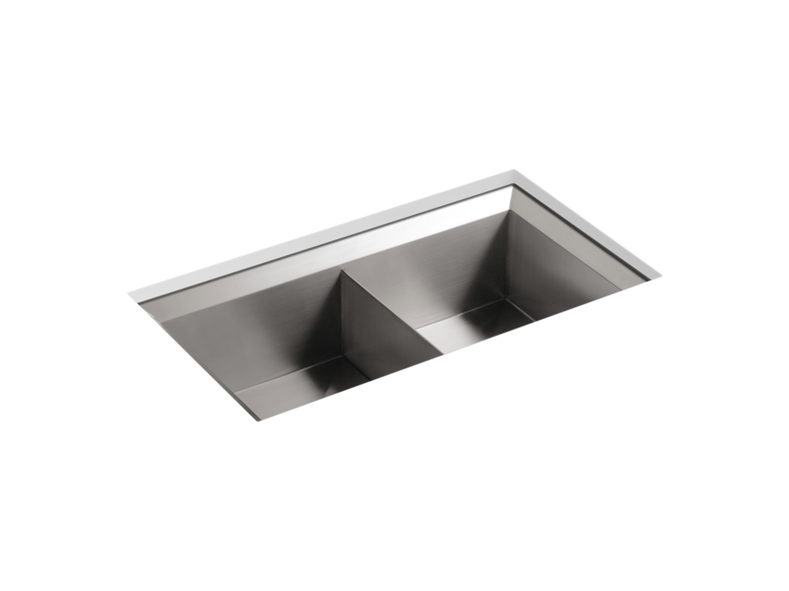 Poise® 33" undermount double-bowl kitchen sink