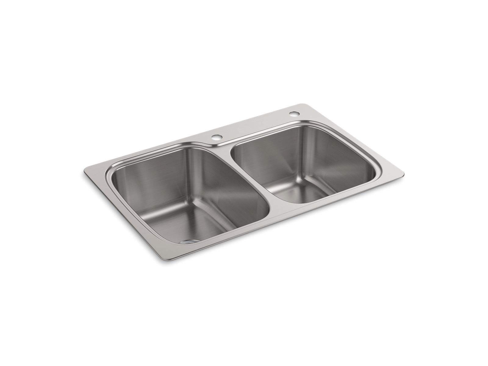 Verse™ 33" top-mount double-bowl kitchen sink