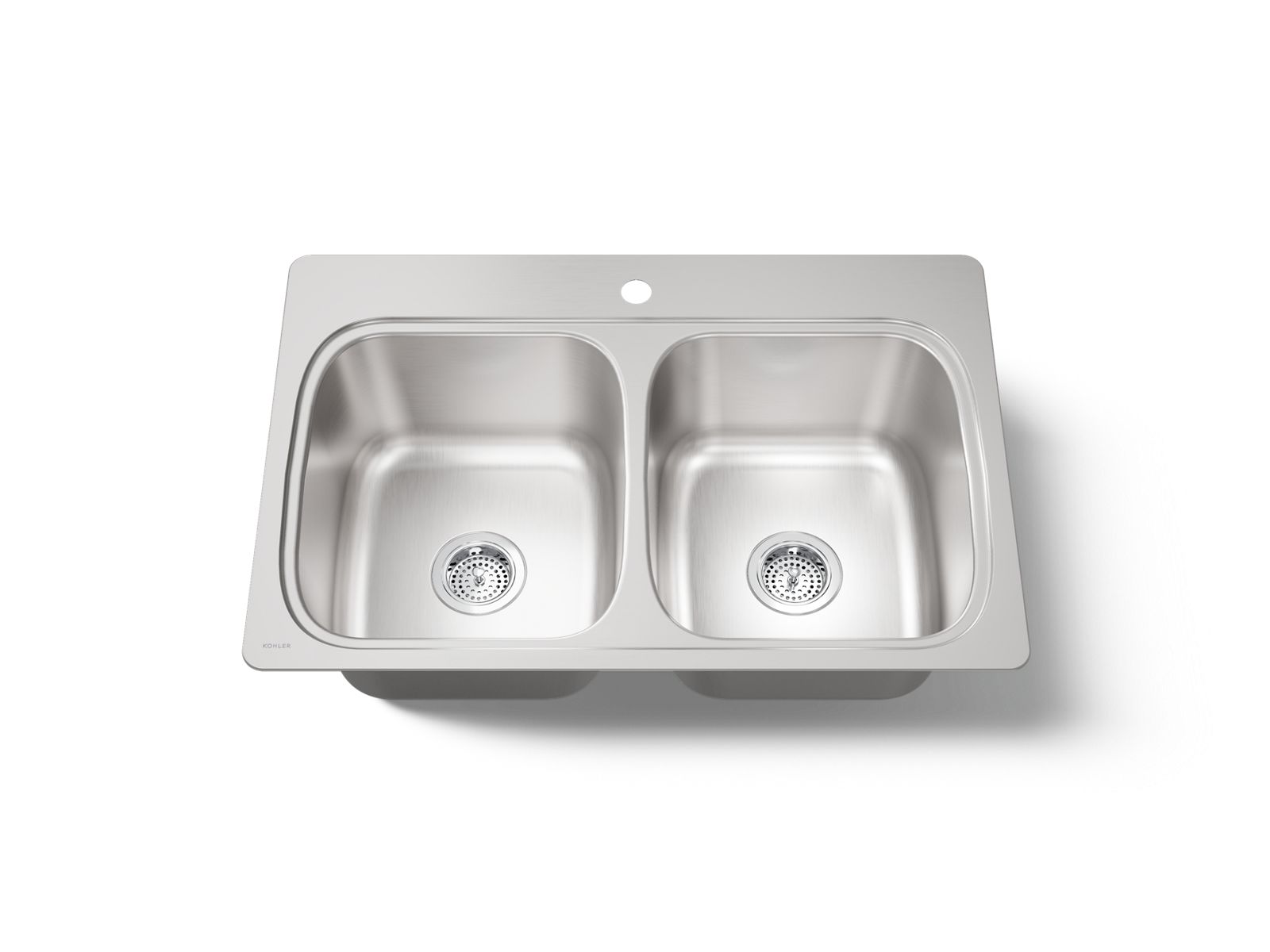 Verse™ 33" top-mount double-bowl kitchen sink
