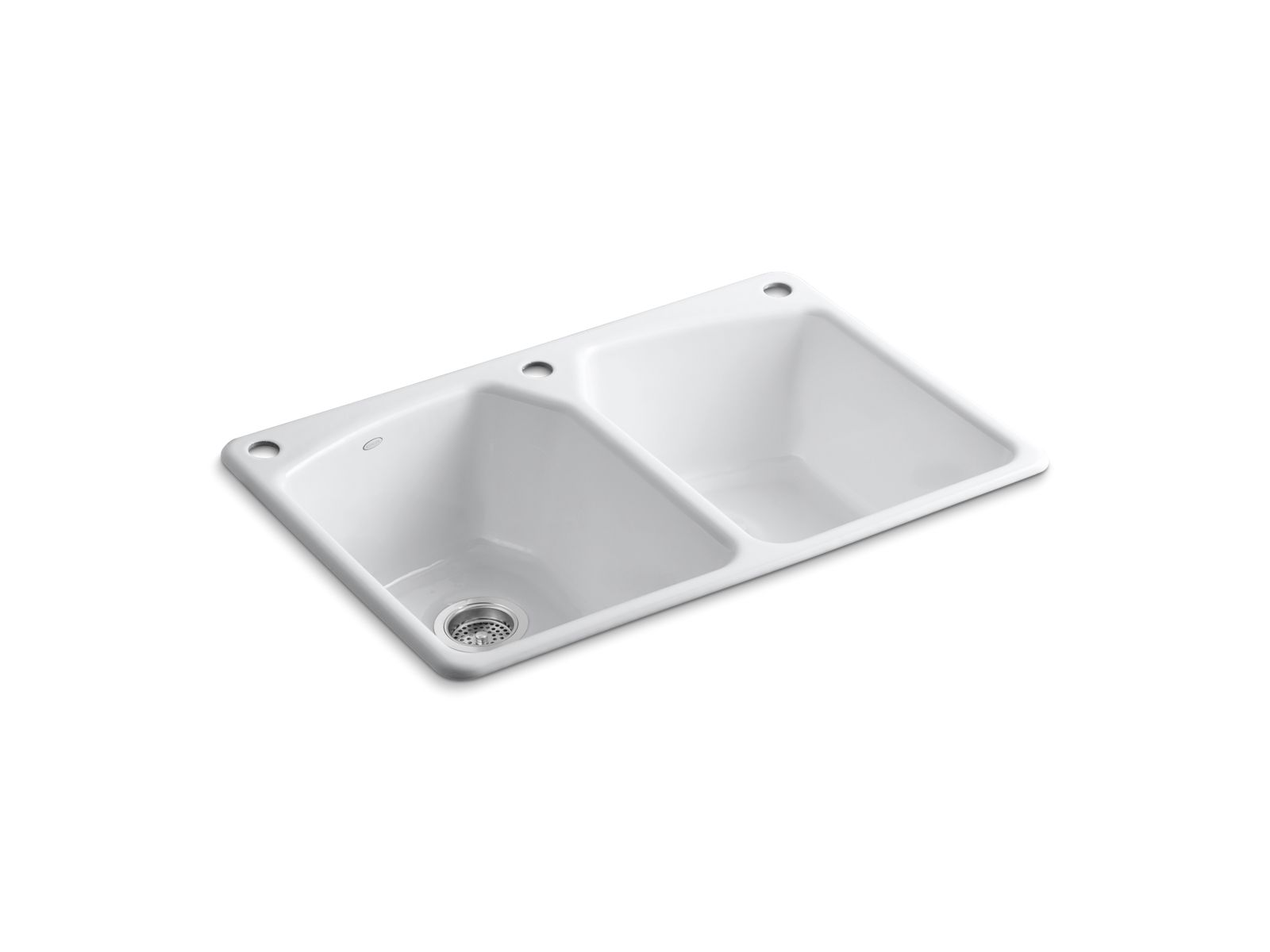 38807-tanager-33-x-22-x-9-5-8-top-mount-double-equal-bowl-kitchen-sink-with-three-holes-1-faucet-hole-and-right-hand-and-left-hand-accessory-holes-1.jpg Tanager® 33" x 22" x 9-5/8" top-mount double-equal bowl kitchen sink with three holes: 1 faucet hole and right hand and left hand accessory holes