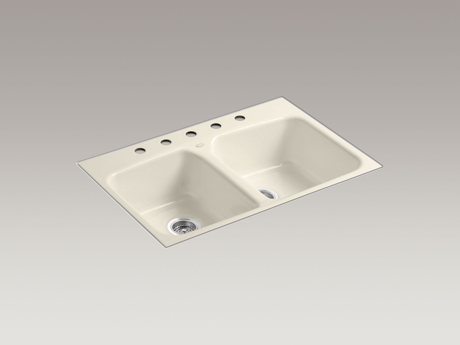 38872-brookfield-tm-33-x-22-x-8-5-8-tile-in-double-bowl-kitchen-sink-with-5-faucet-holes-2.jpg Brookfield(TM) 33" x 22" x 8-5/8" tile-in double-bowl kitchen sink with 5 faucet holes