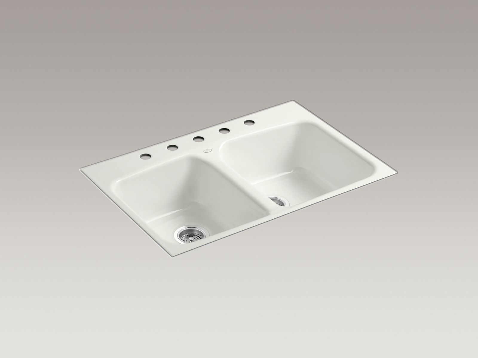 38872-brookfield-tm-33-x-22-x-8-5-8-tile-in-double-bowl-kitchen-sink-with-5-faucet-holes-4.jpg Brookfield(TM) 33" x 22" x 8-5/8" tile-in double-bowl kitchen sink with 5 faucet holes