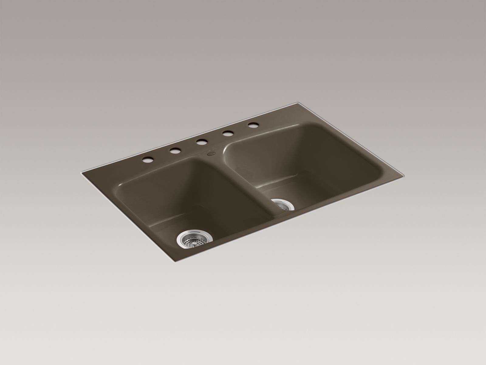 38872-brookfield-tm-33-x-22-x-8-5-8-tile-in-double-bowl-kitchen-sink-with-5-faucet-holes-5.jpg Brookfield(TM) 33" x 22" x 8-5/8" tile-in double-bowl kitchen sink with 5 faucet holes