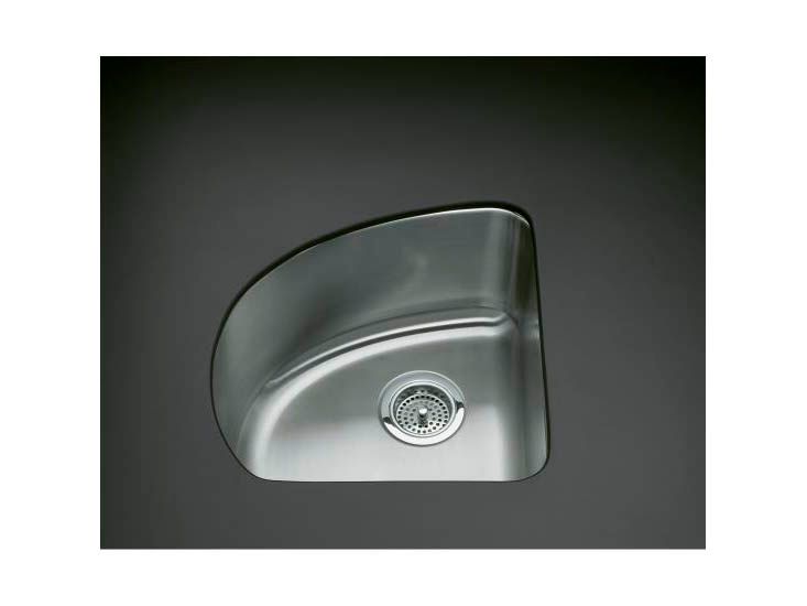 Undertone(R) under-mount single bowl kitchen sink for left-hand installation