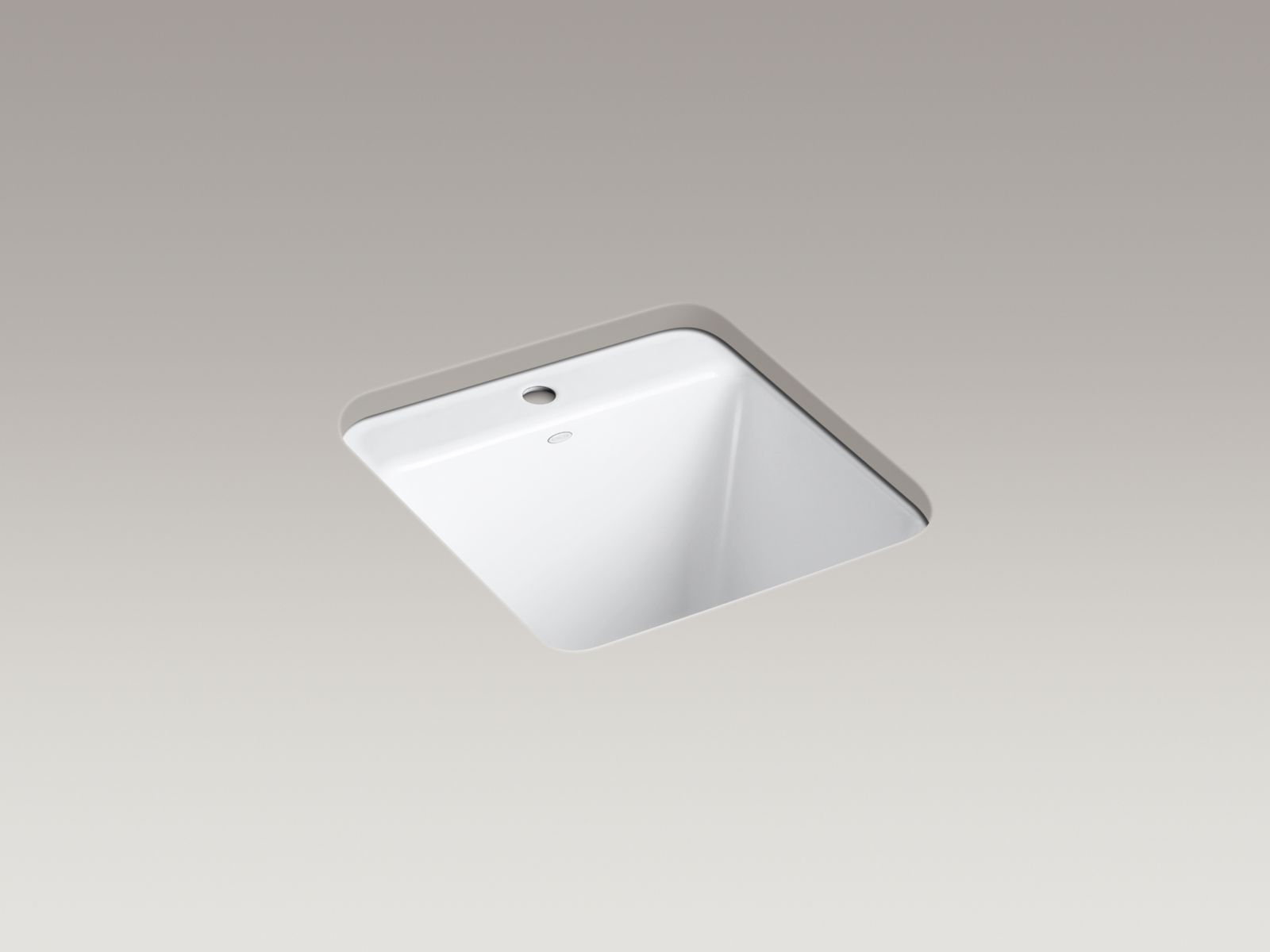 Park Falls™ Undermount utility sink with single faucet hole