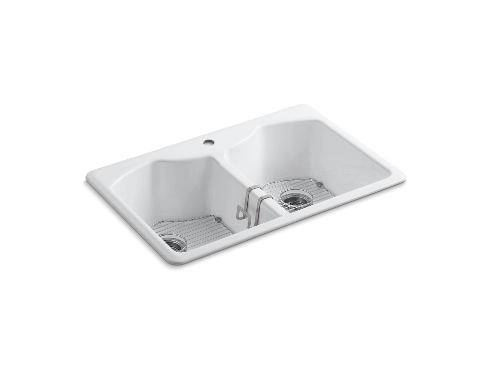 Bellegrove 33" x 22" x 9-5/8" top-mount double-equal kitchen sink