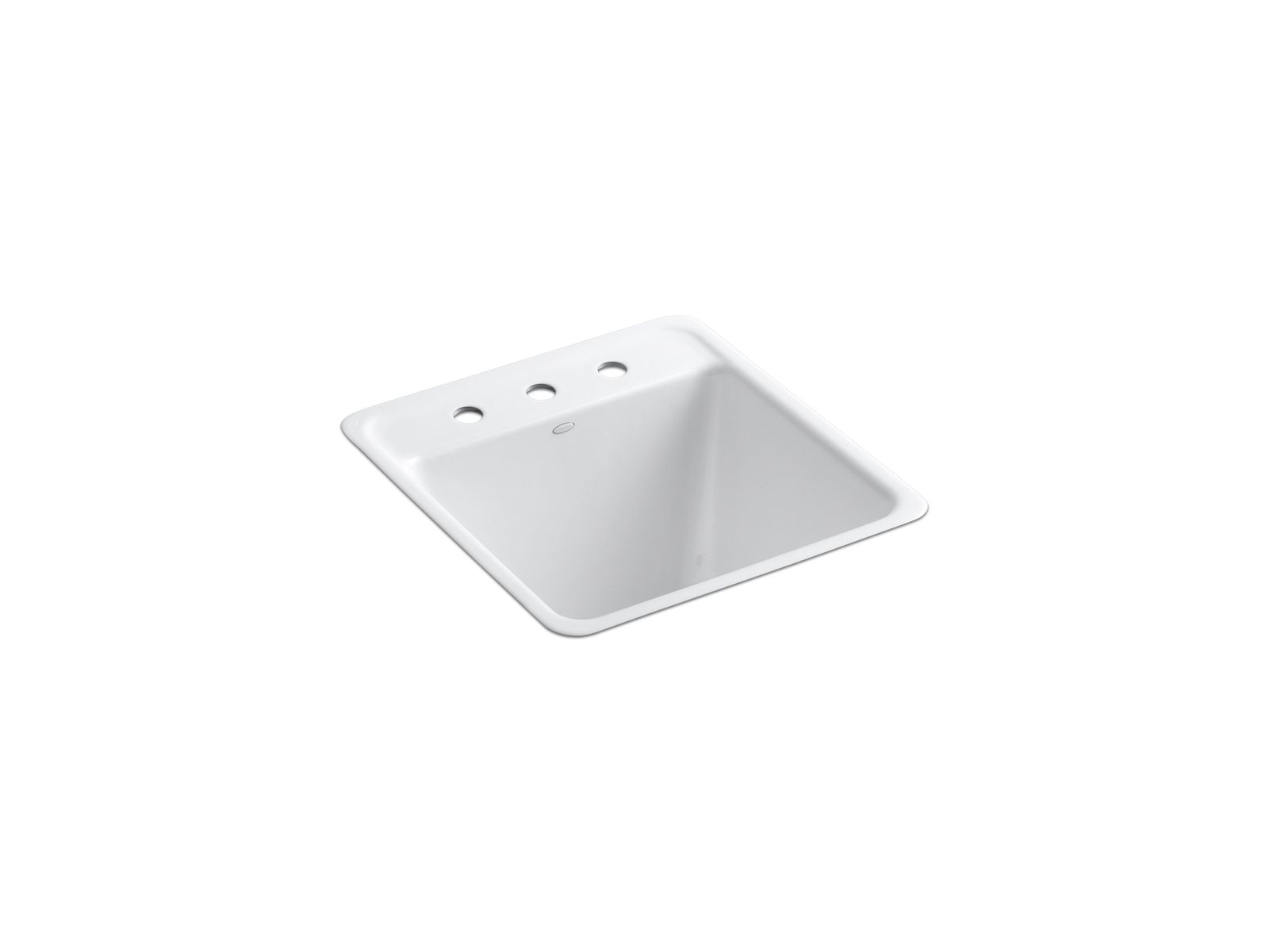 Park Falls™ Tile-in utility sink with 3 faucet holes