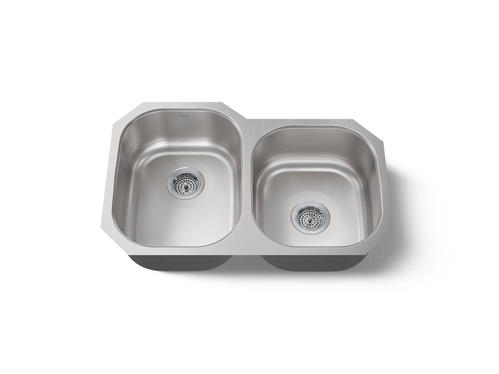 Undertone® 31" undermount double-bowl kitchen sink