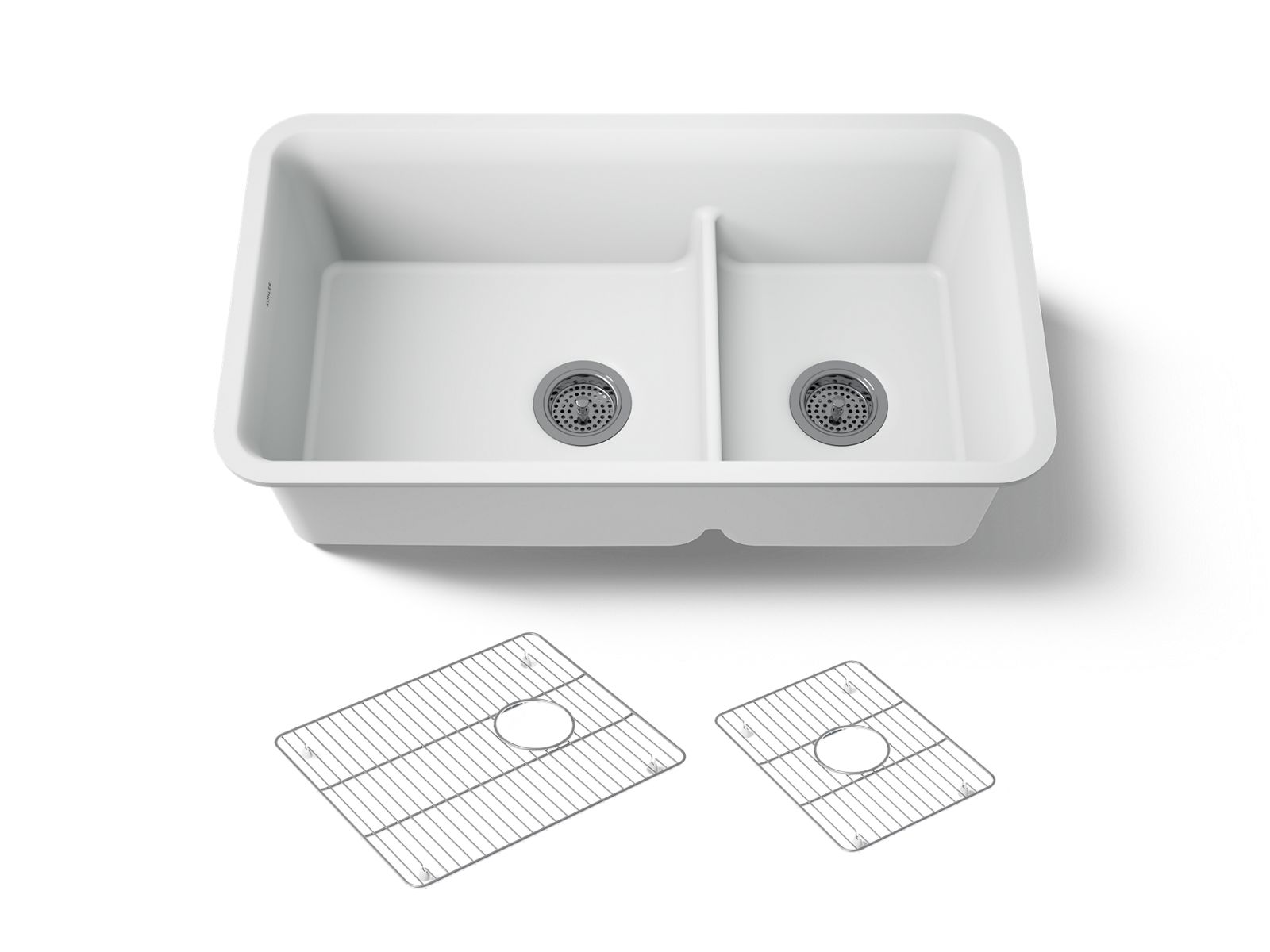 39427-cairn-smart-divide-33-1-2-undermount-double-bowl-kitchen-sink-1.jpg Cairn® Smart Divide® 33-1/2" undermount double-bowl kitchen sink