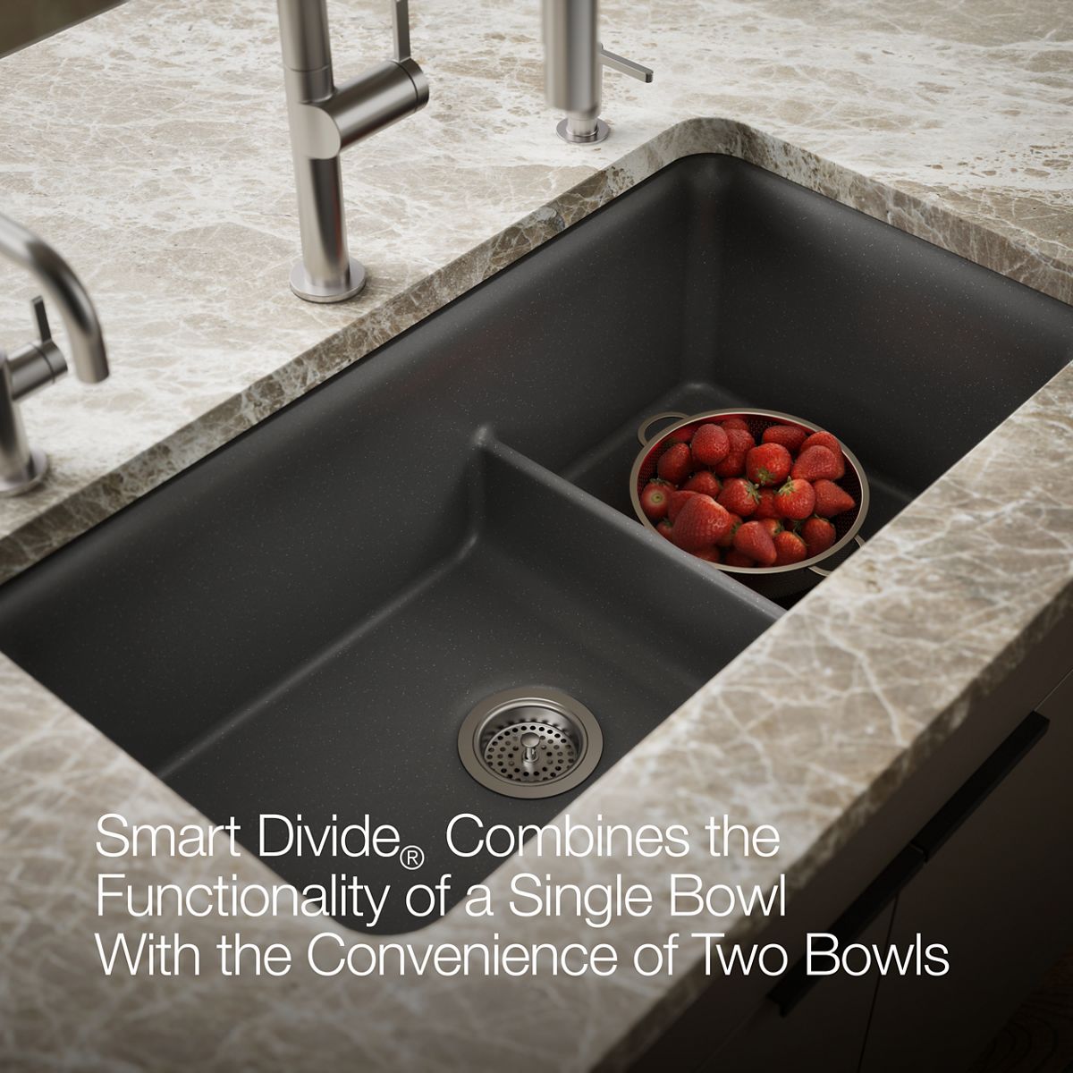 39427-cairn-smart-divide-33-1-2-undermount-double-bowl-kitchen-sink-50.jpg Cairn® Smart Divide® 33-1/2" undermount double-bowl kitchen sink
