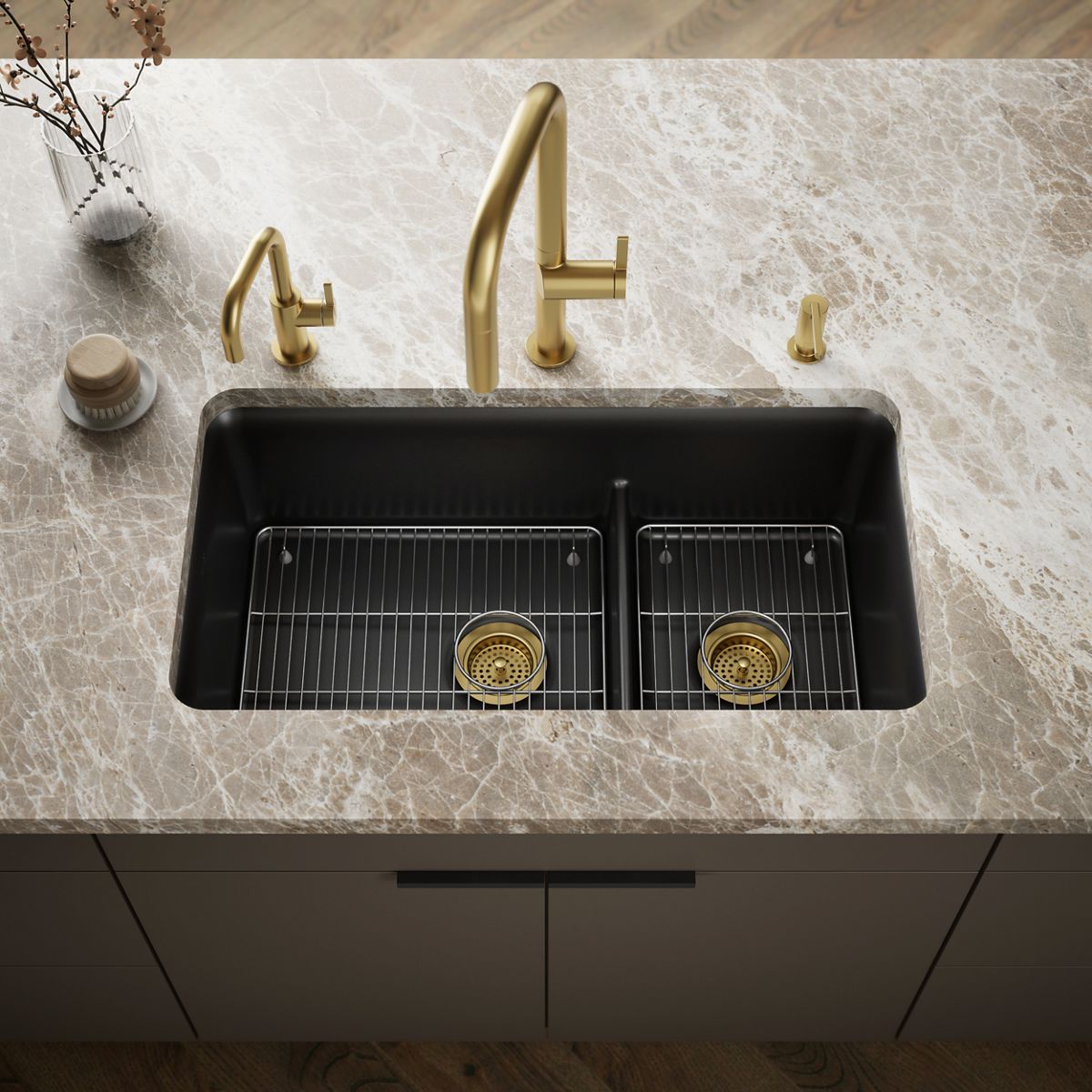 39427-cairn-smart-divide-33-1-2-undermount-double-bowl-kitchen-sink-9.jpg Cairn® Smart Divide® 33-1/2" undermount double-bowl kitchen sink