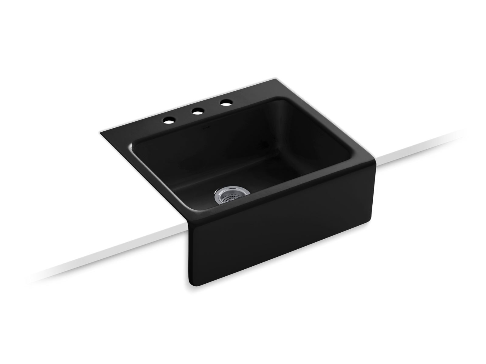 39529-alcott-25-x-22-x-8-5-8-tile-in-single-bowl-kitchen-sink-with-apron-front-and-3-faucet-holes-12.jpg Alcott™ 25" x 22" x 8-5/8" tile-in single-bowl kitchen sink with apron-front and 3 faucet holes