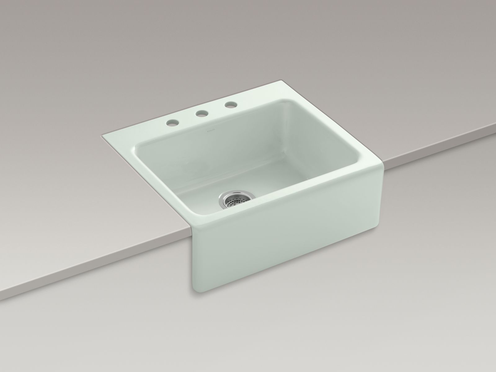 39529-alcott-25-x-22-x-8-5-8-tile-in-single-bowl-kitchen-sink-with-apron-front-and-3-faucet-holes-7.jpg Alcott™ 25" x 22" x 8-5/8" tile-in single-bowl kitchen sink with apron-front and 3 faucet holes