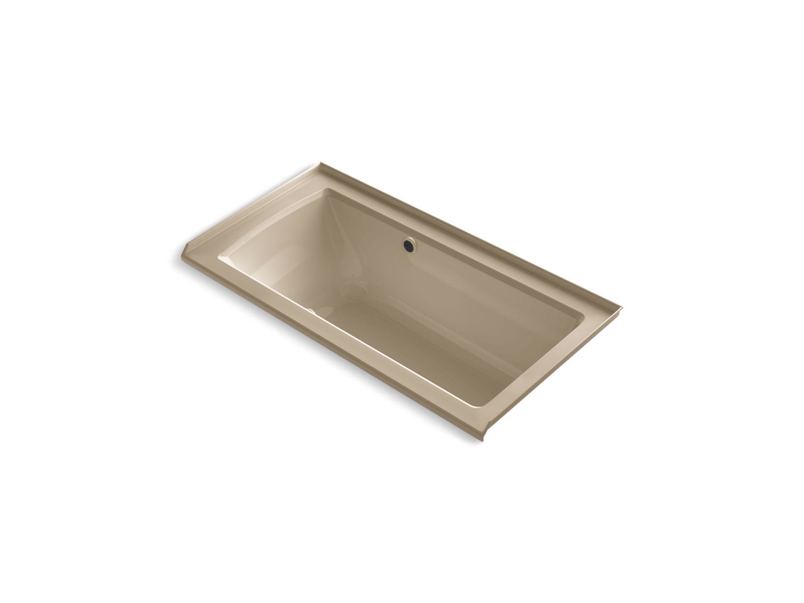 3967-archer-60-x-30-alcove-bubblemassage-air-bath-with-integral-flange-right-hand-drain-and-bask-heated-surface-2.jpg Archer® 60" x 30" alcove BubbleMassage™ air bath with integral flange, right-hand drain, and Bask® heated surface