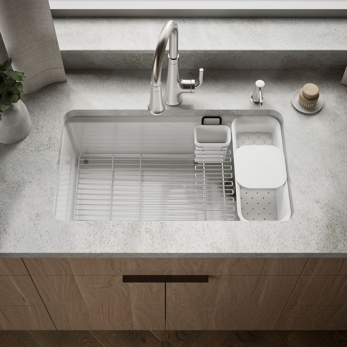 39995-riverby-33-undermount-single-bowl-kitchen-sink-with-accessories-2.jpg Riverby® 33" undermount single-bowl kitchen sink with accessories