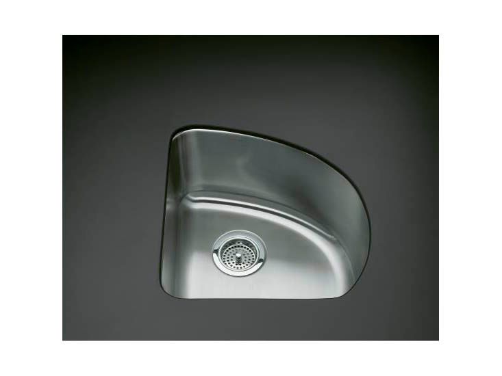 Undertone(R) under-mount single bowl kitchen sink for right-hand installation