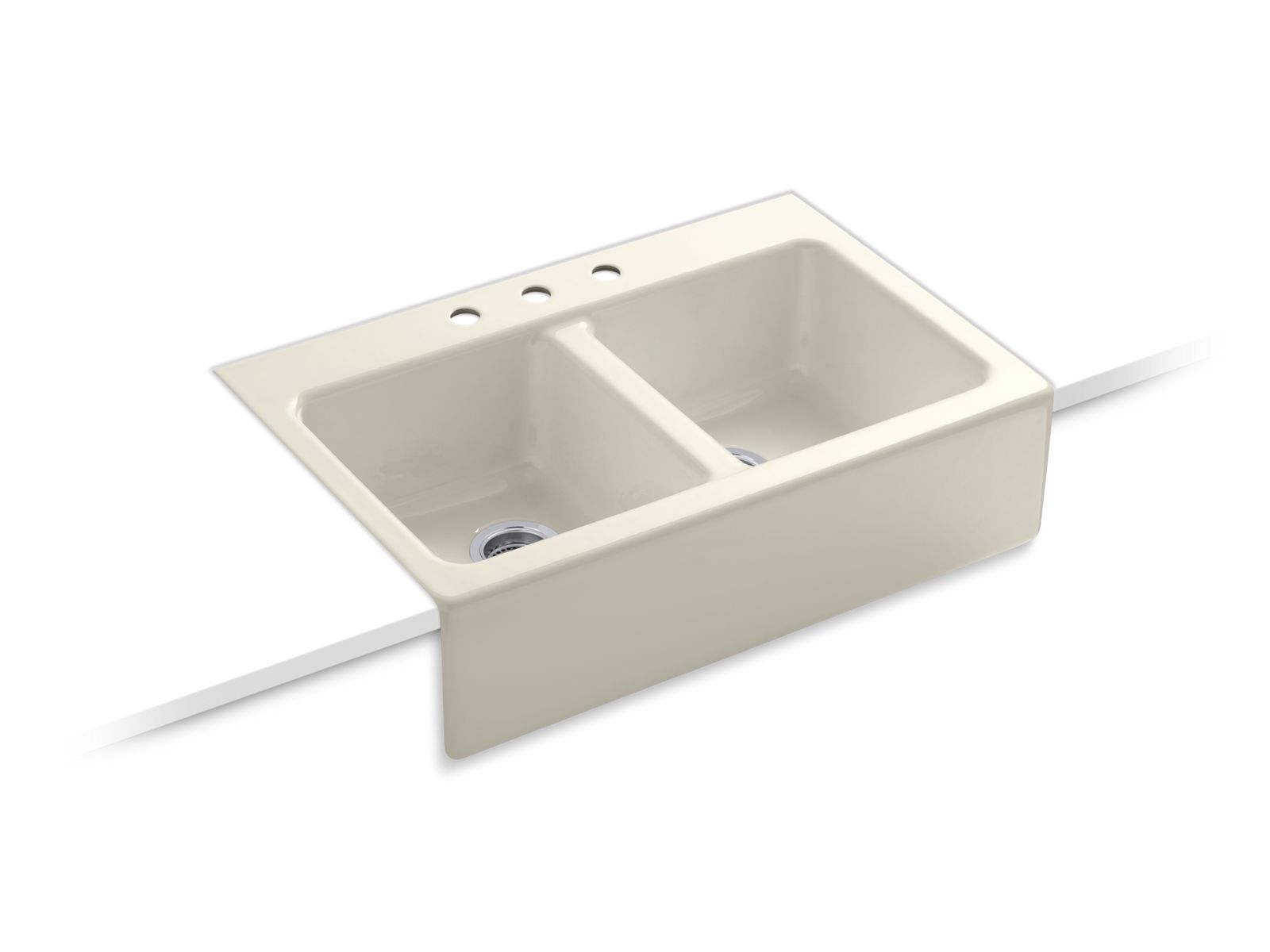 40058-hawthorne-33-x-22-1-8-x-8-3-4-apron-front-tile-in-double-equal-kitchen-sink-with-3-faucet-holes-2.jpg Hawthorne™ 33" x 22-1/8" x 8-3/4" apron-front tile-in double-equal kitchen sink with 3 faucet holes