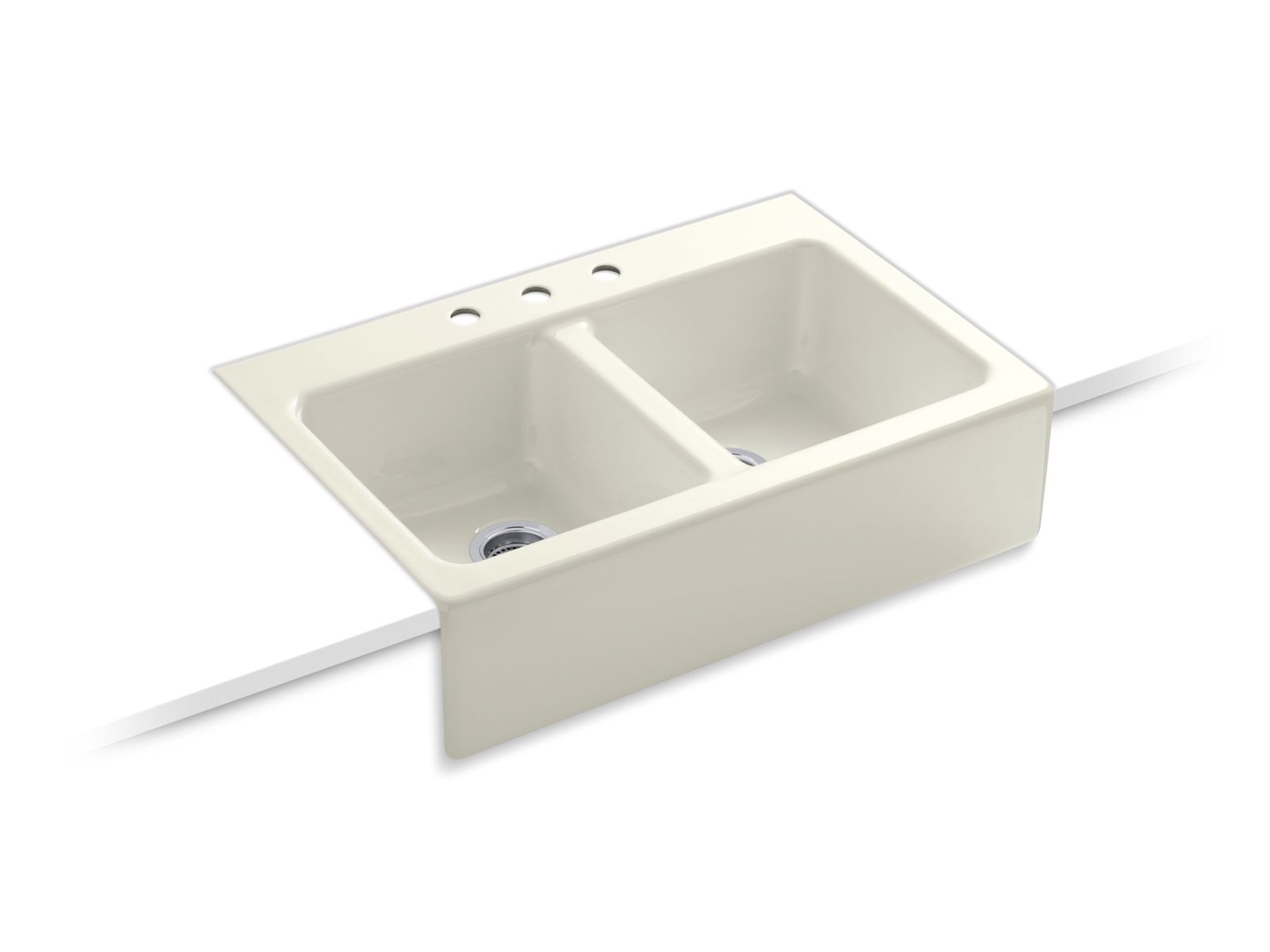 40058-hawthorne-33-x-22-1-8-x-8-3-4-apron-front-tile-in-double-equal-kitchen-sink-with-3-faucet-holes-3.jpg Hawthorne™ 33" x 22-1/8" x 8-3/4" apron-front tile-in double-equal kitchen sink with 3 faucet holes