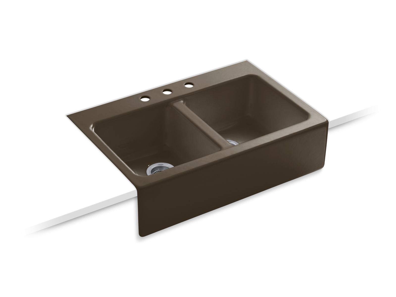 40058-hawthorne-33-x-22-1-8-x-8-3-4-apron-front-tile-in-double-equal-kitchen-sink-with-3-faucet-holes-6.jpg Hawthorne™ 33" x 22-1/8" x 8-3/4" apron-front tile-in double-equal kitchen sink with 3 faucet holes