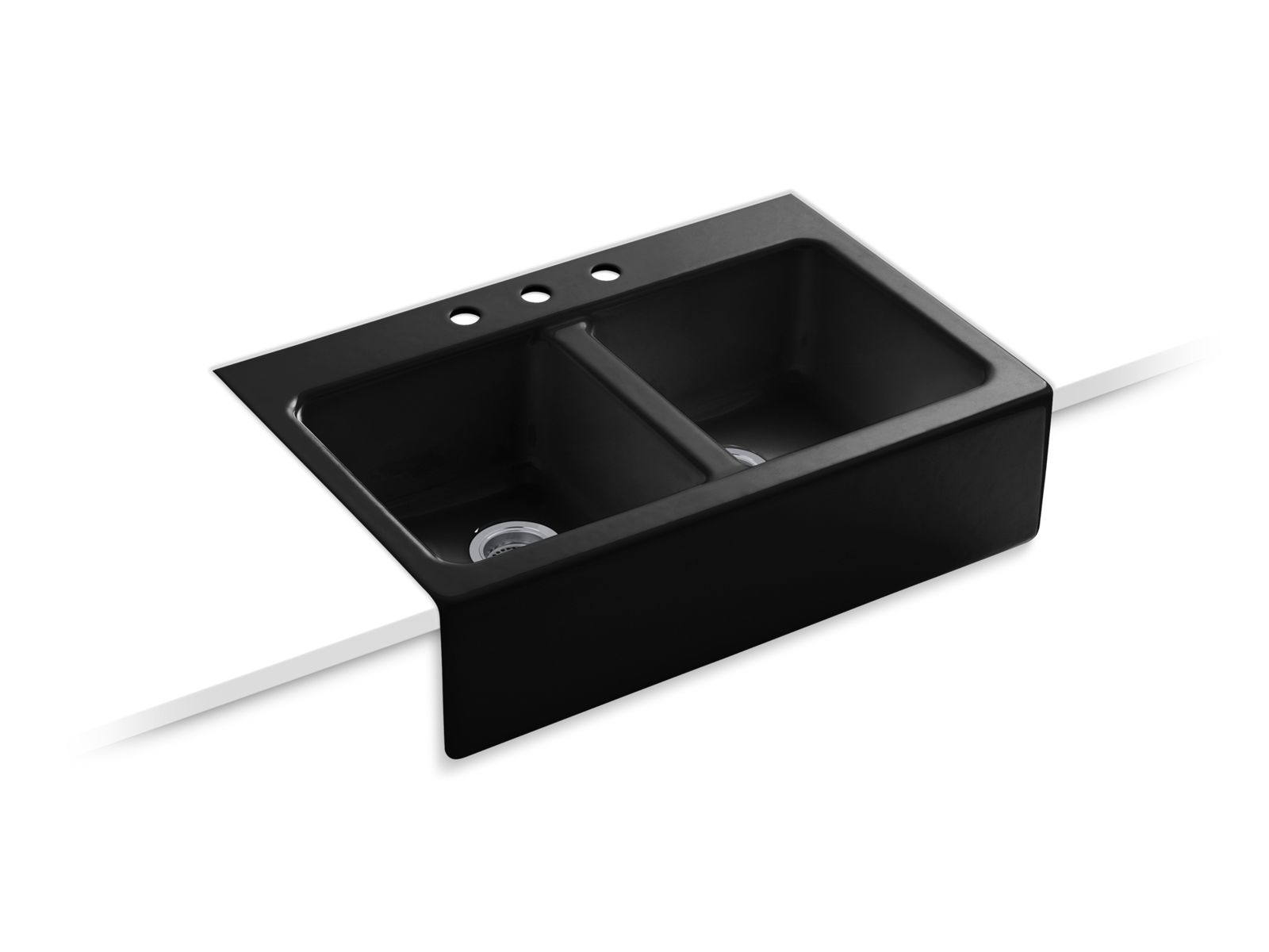 40058-hawthorne-33-x-22-1-8-x-8-3-4-apron-front-tile-in-double-equal-kitchen-sink-with-3-faucet-holes-7.jpg Hawthorne™ 33" x 22-1/8" x 8-3/4" apron-front tile-in double-equal kitchen sink with 3 faucet holes