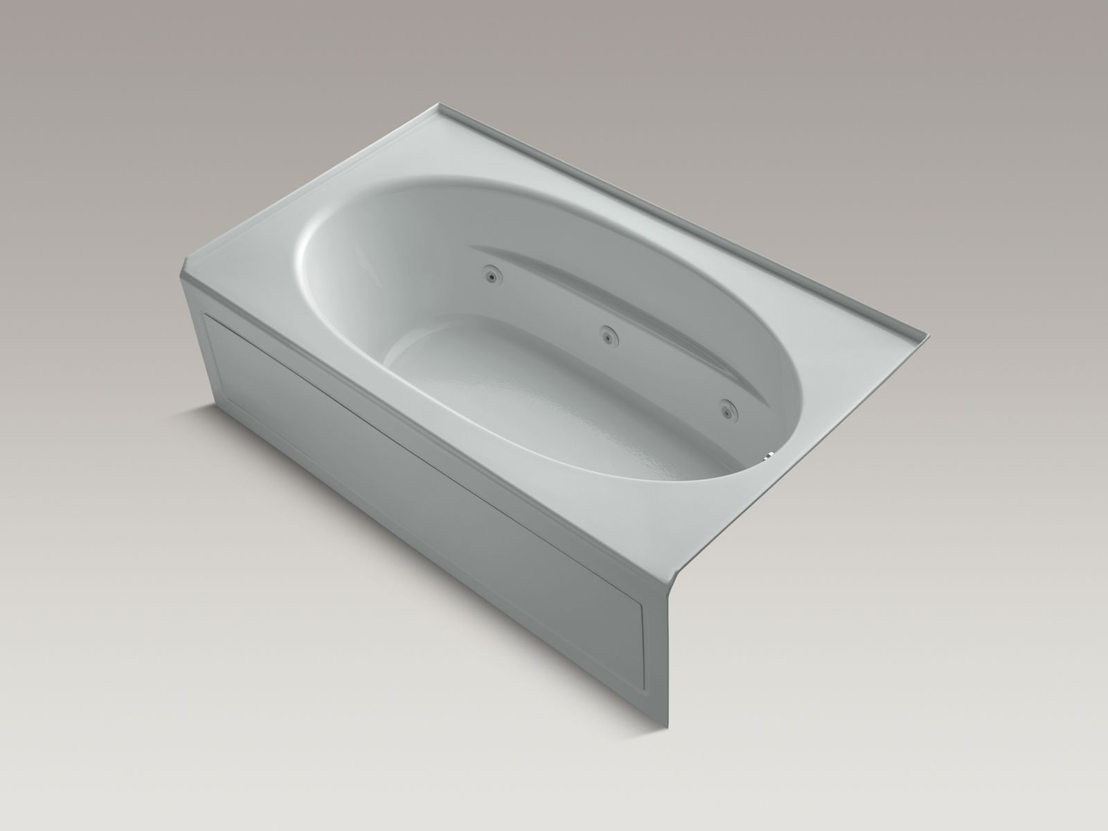 4016-windward-72-x-42-alcove-whirlpool-bath-with-integral-apron-right-hand-drain-and-heater-3.jpg Windward® 72" x 42" alcove whirlpool bath with integral apron, right-hand drain and heater