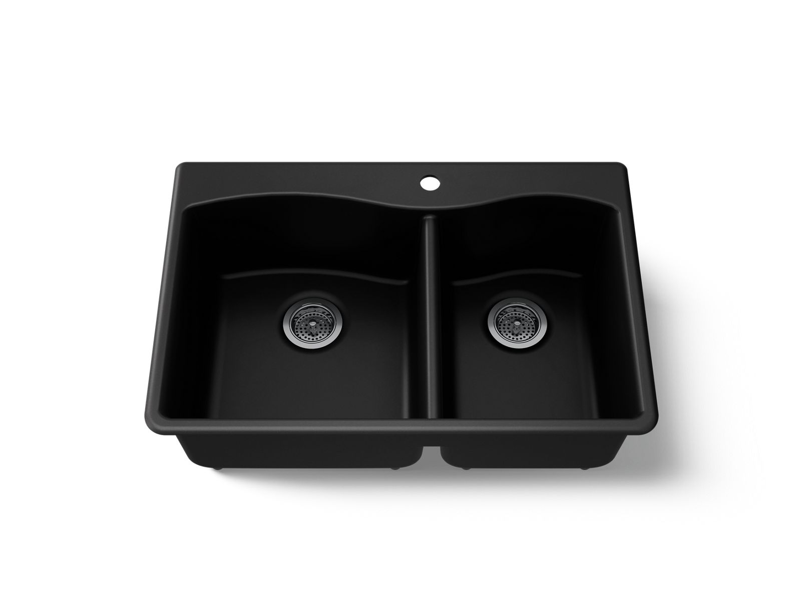 Kennon® 33" top-/undermount double-bowl kitchen sink