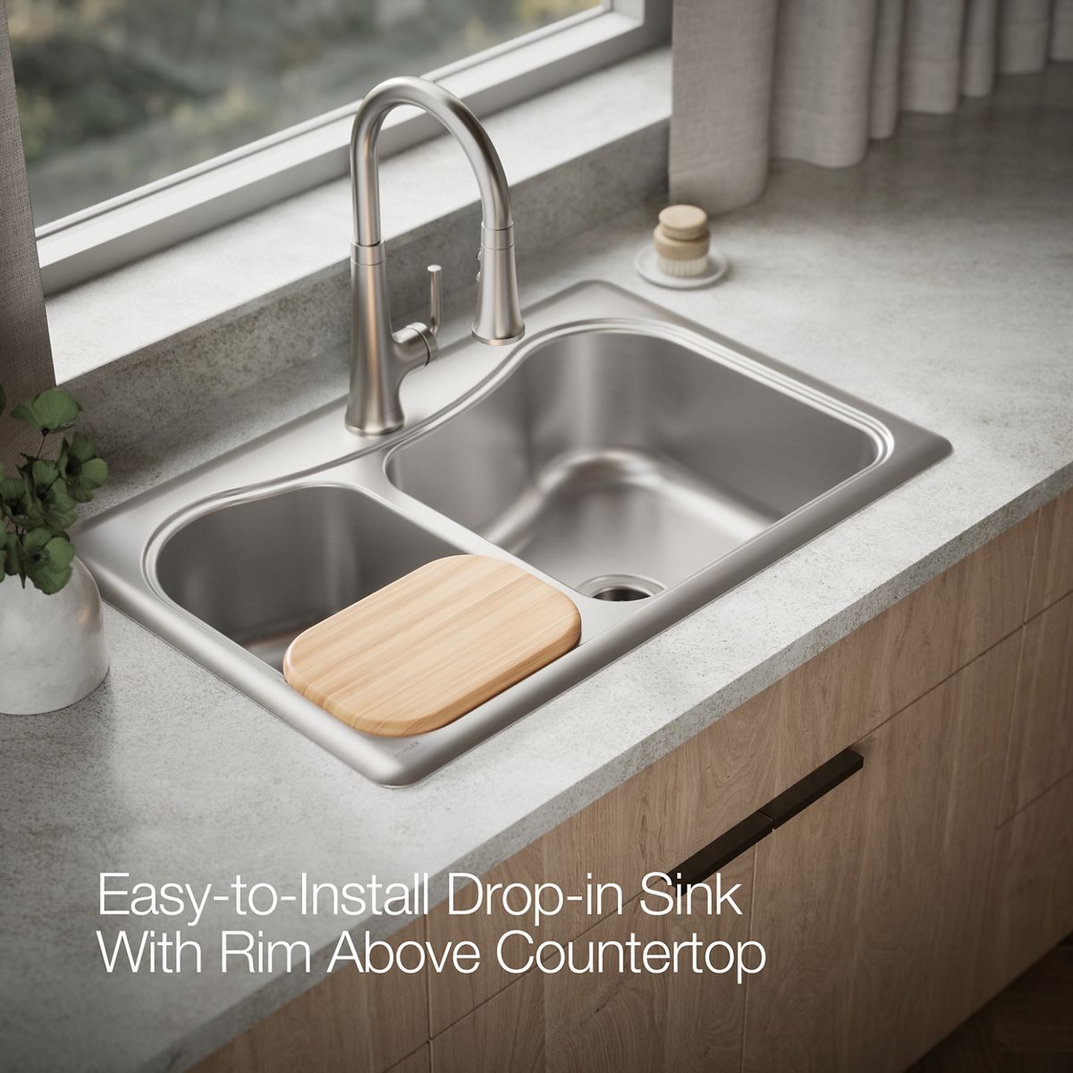 40287-staccato-33-top-mount-double-bowl-kitchen-sink-6.jpg Staccato™ 33" top-mount double-bowl kitchen sink