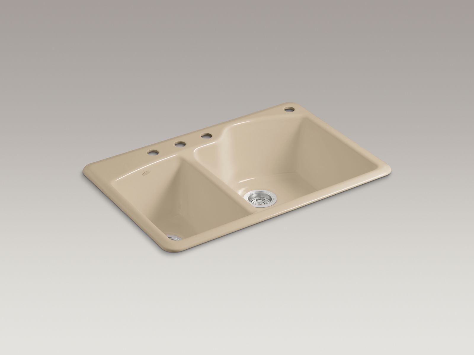 40547-wheatland-33-x-22-x-9-5-8-top-mount-large-medium-double-bowl-kitchen-sink-with-4-faucet-holes-2.jpg Wheatland® 33" x 22" x 9-5/8" top-mount large/medium double-bowl kitchen sink with 4 faucet holes
