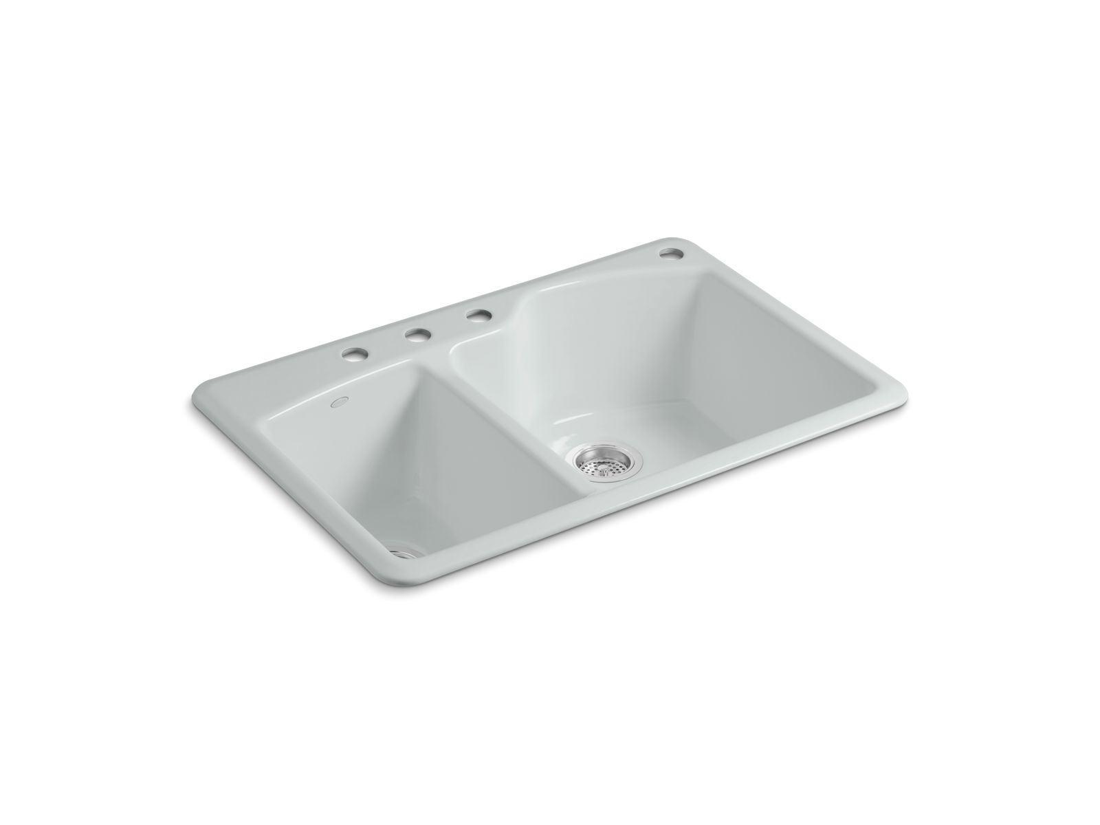 40547-wheatland-33-x-22-x-9-5-8-top-mount-large-medium-double-bowl-kitchen-sink-with-4-faucet-holes-5.jpg Wheatland® 33" x 22" x 9-5/8" top-mount large/medium double-bowl kitchen sink with 4 faucet holes