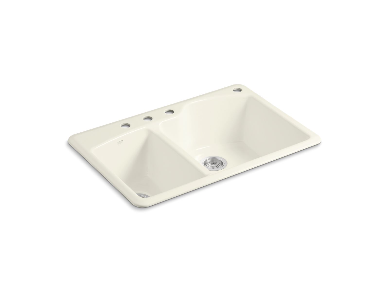 40547-wheatland-33-x-22-x-9-5-8-top-mount-large-medium-double-bowl-kitchen-sink-with-4-faucet-holes-6.jpg Wheatland® 33" x 22" x 9-5/8" top-mount large/medium double-bowl kitchen sink with 4 faucet holes