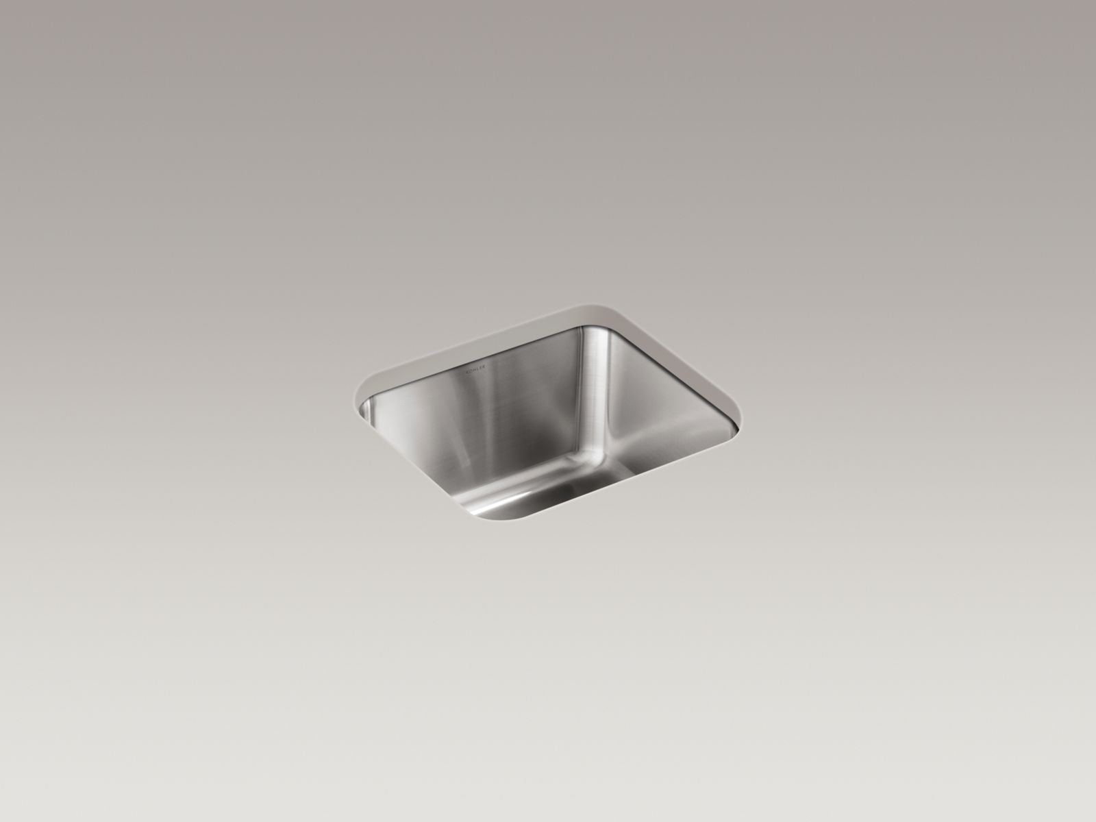 Undertone® 17" undermount single-bowl utility sink