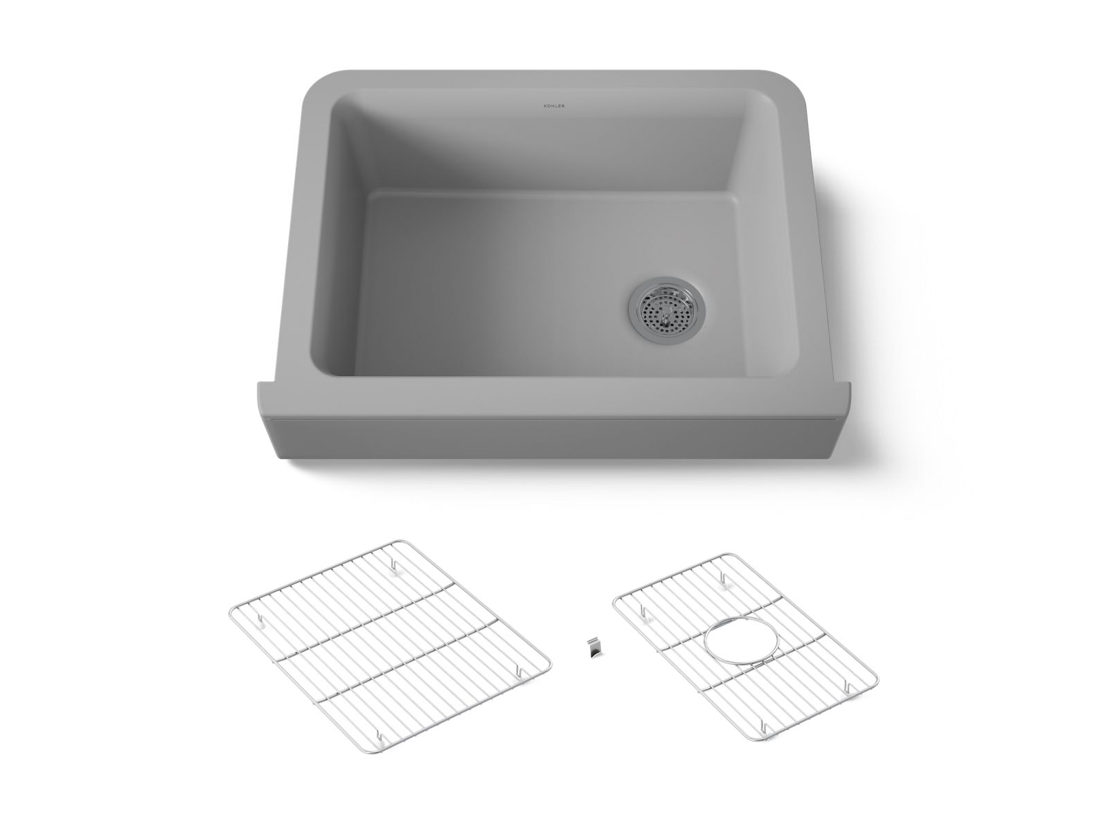 40625-cairn-29-3-4-undermount-single-bowl-farmhouse-kitchen-sink-with-short-apron-3.jpg Cairn® 29-3/4" undermount single-bowl farmhouse kitchen sink with short apron