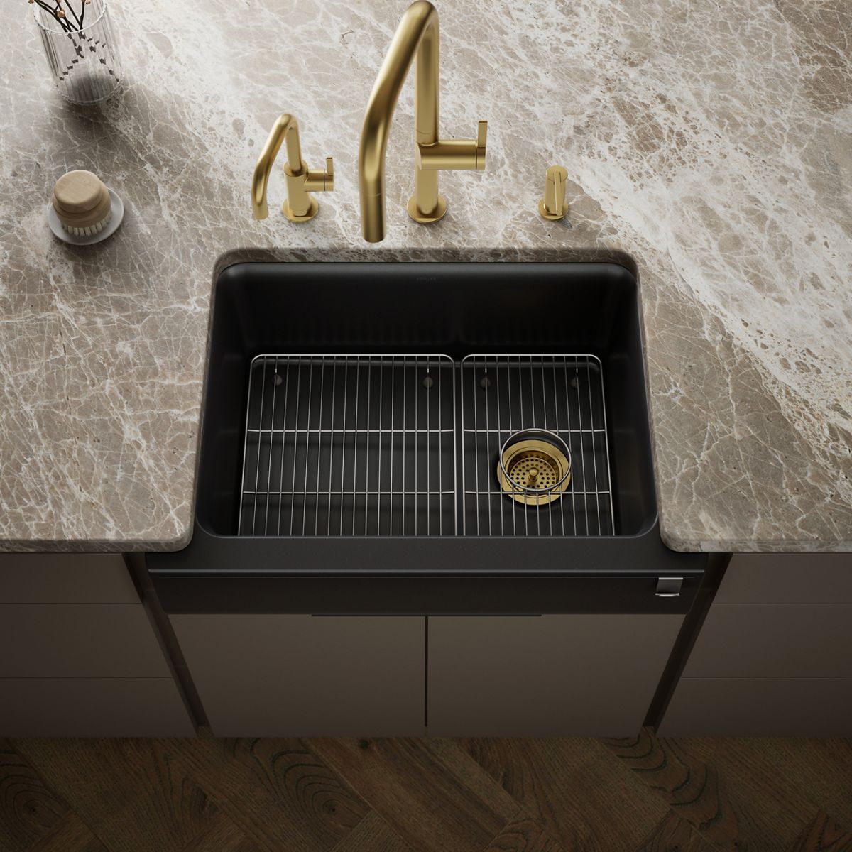 40625-cairn-29-3-4-undermount-single-bowl-farmhouse-kitchen-sink-with-short-apron-5.jpg Cairn® 29-3/4" undermount single-bowl farmhouse kitchen sink with short apron