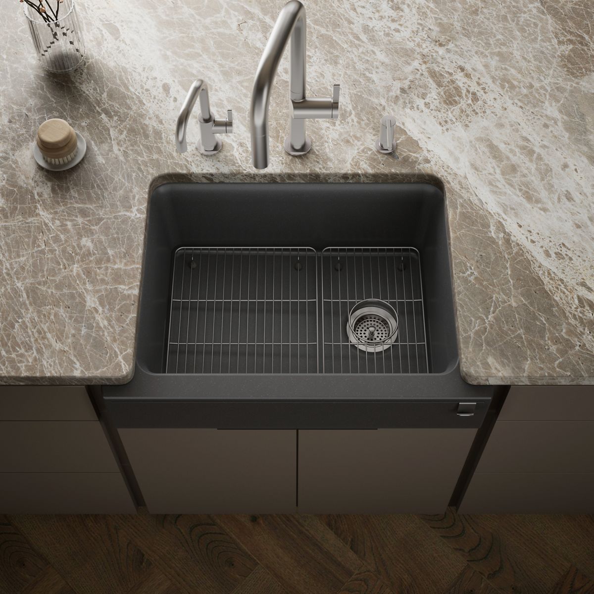 40625-cairn-29-3-4-undermount-single-bowl-farmhouse-kitchen-sink-with-short-apron-8.jpg Cairn® 29-3/4" undermount single-bowl farmhouse kitchen sink with short apron