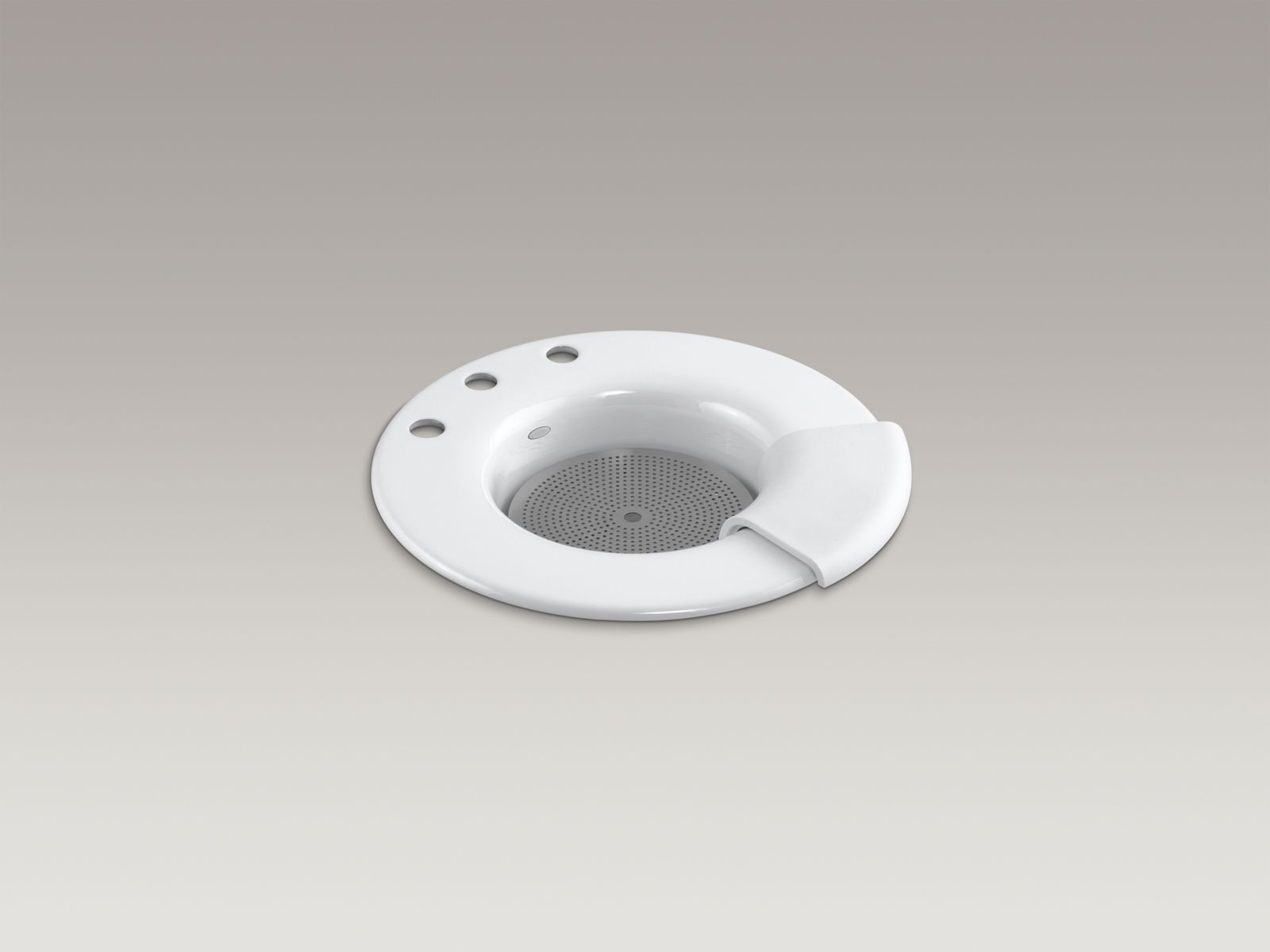 Cordial® Top-mount bar sink with 3 faucet holes