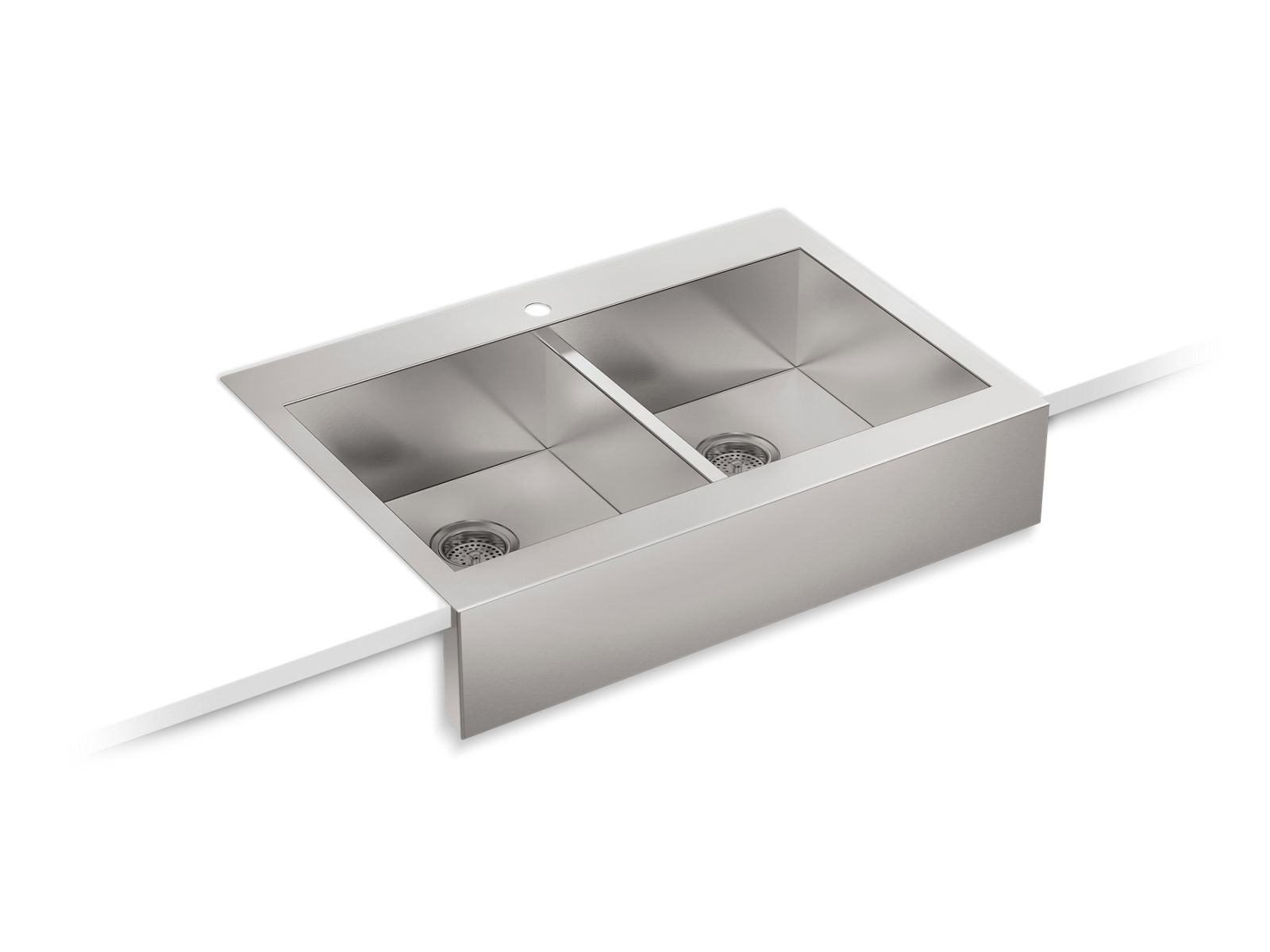 40775-vault-35-3-4-top-mount-double-bowl-farmhouse-kitchen-sink-1.jpg Vault™ 35-3/4" top-mount double-bowl farmhouse kitchen sink