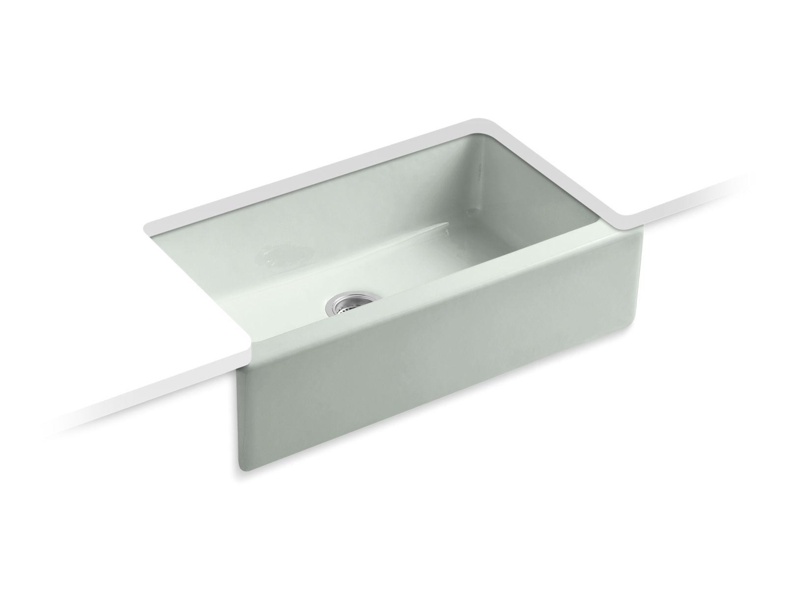 40939-dickinson-33-undermount-single-bowl-farmhouse-kitchen-sink-with-short-apron-12.jpg Dickinson® 33" undermount single-bowl farmhouse kitchen sink with short apron