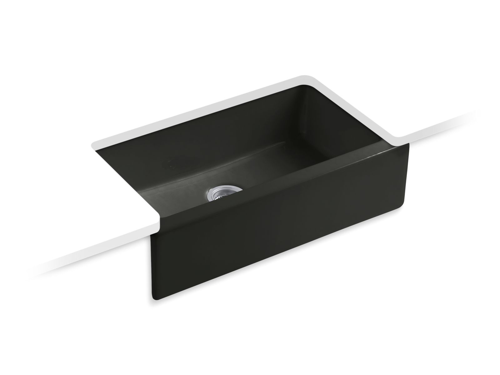 40939-dickinson-33-undermount-single-bowl-farmhouse-kitchen-sink-with-short-apron-13.jpg Dickinson® 33" undermount single-bowl farmhouse kitchen sink with short apron