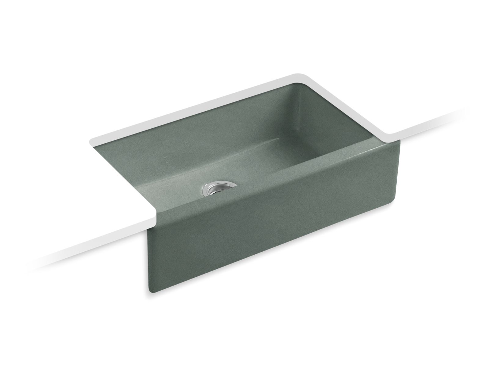 40939-dickinson-33-undermount-single-bowl-farmhouse-kitchen-sink-with-short-apron-14.jpg Dickinson® 33" undermount single-bowl farmhouse kitchen sink with short apron