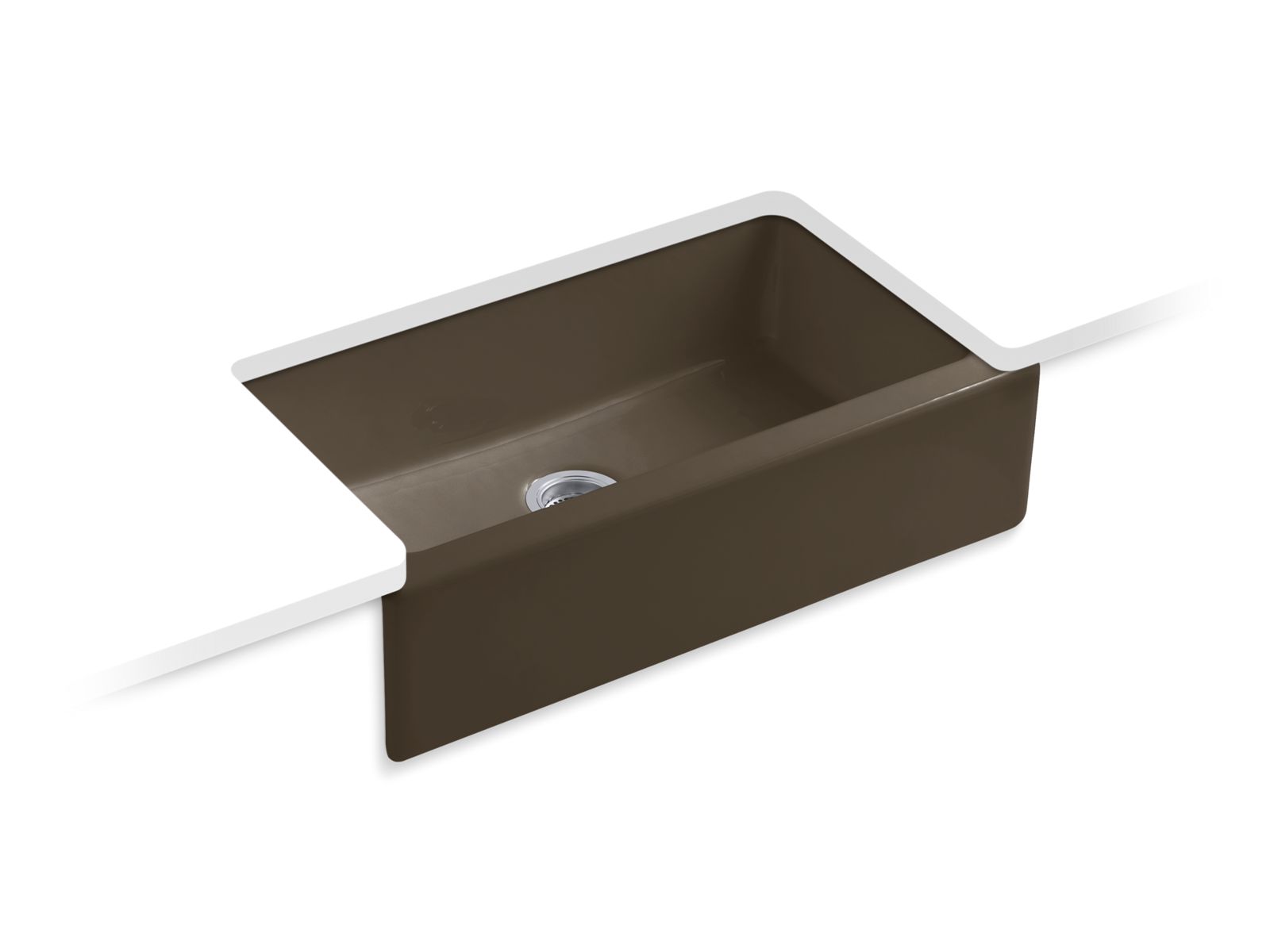 40939-dickinson-33-undermount-single-bowl-farmhouse-kitchen-sink-with-short-apron-2.jpg Dickinson® 33" undermount single-bowl farmhouse kitchen sink with short apron