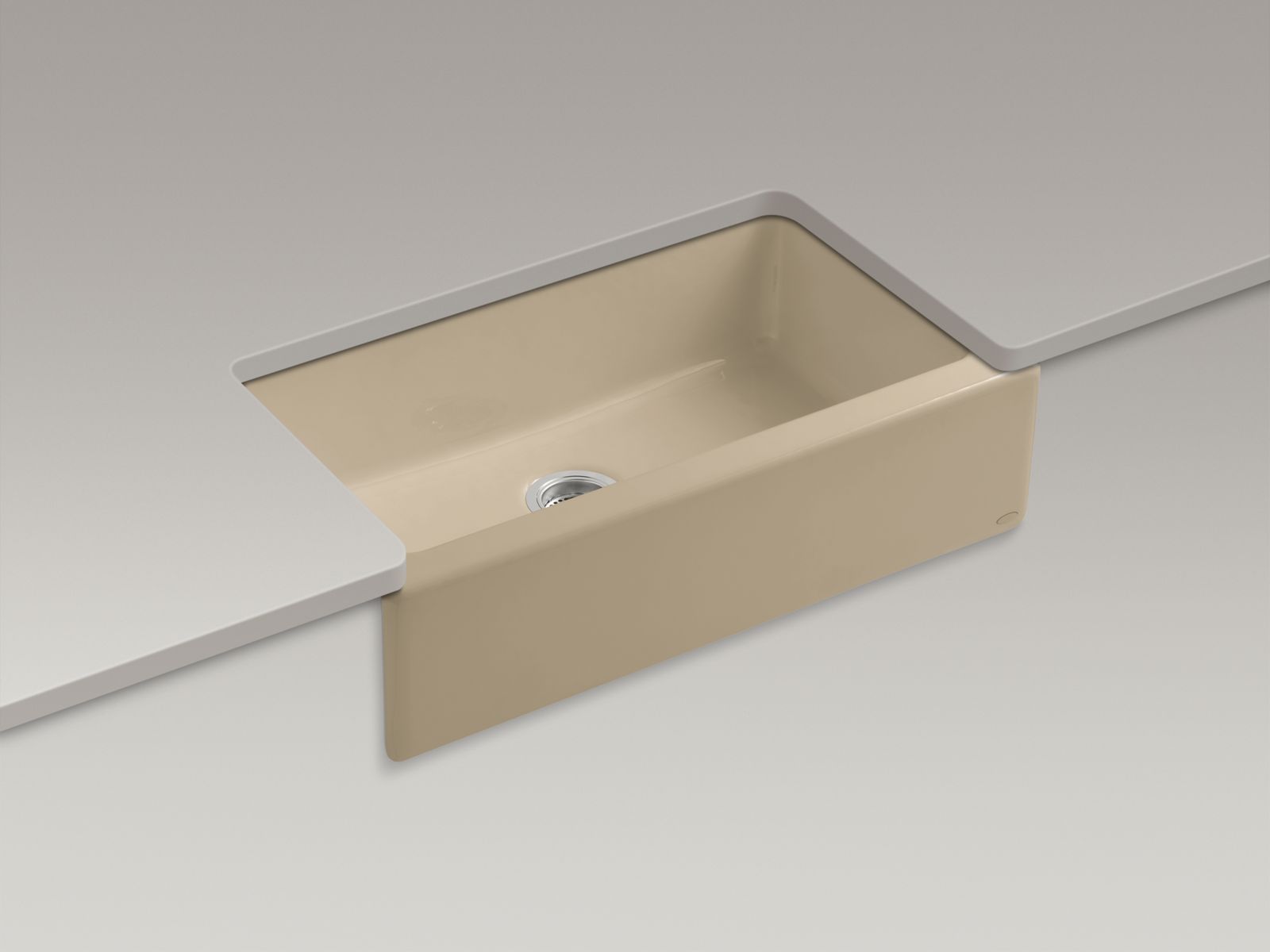 40939-dickinson-33-undermount-single-bowl-farmhouse-kitchen-sink-with-short-apron-4.jpg Dickinson® 33" undermount single-bowl farmhouse kitchen sink with short apron