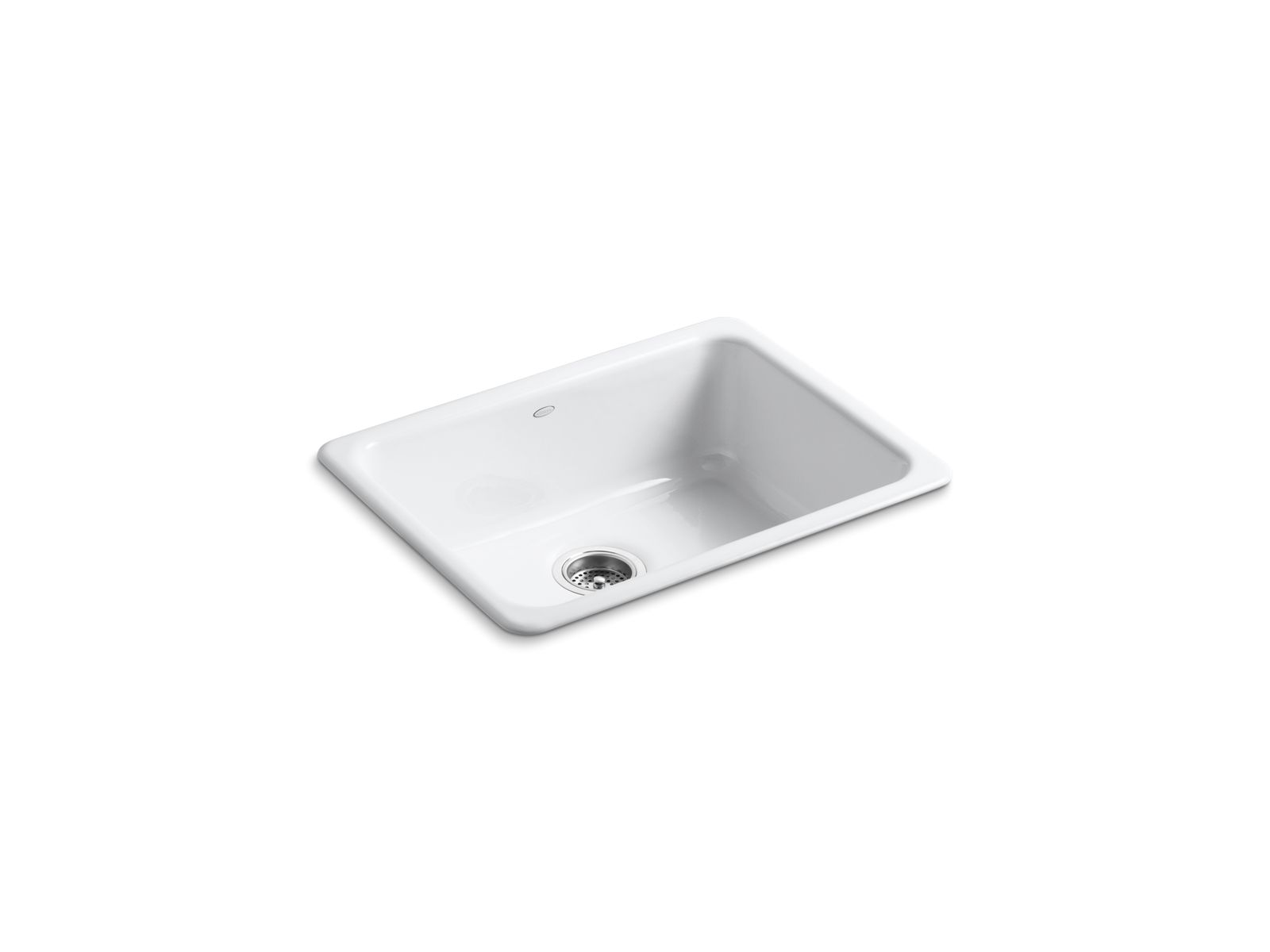 Iron/Tones® 24-1/4" top-/undermount single-bowl bar sink