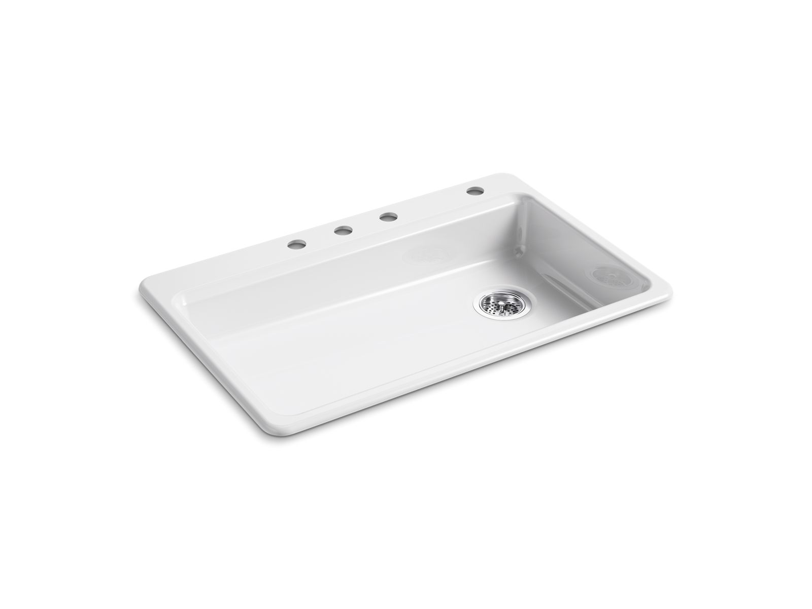 Riverby® 33" top-mount single-bowl kitchen sink