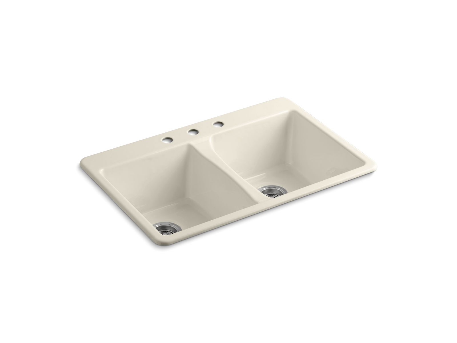 41240-deerfield-33-top-mount-double-bowl-kitchen-sink-2.jpg Deerfield® 33" top-mount double-bowl kitchen sink