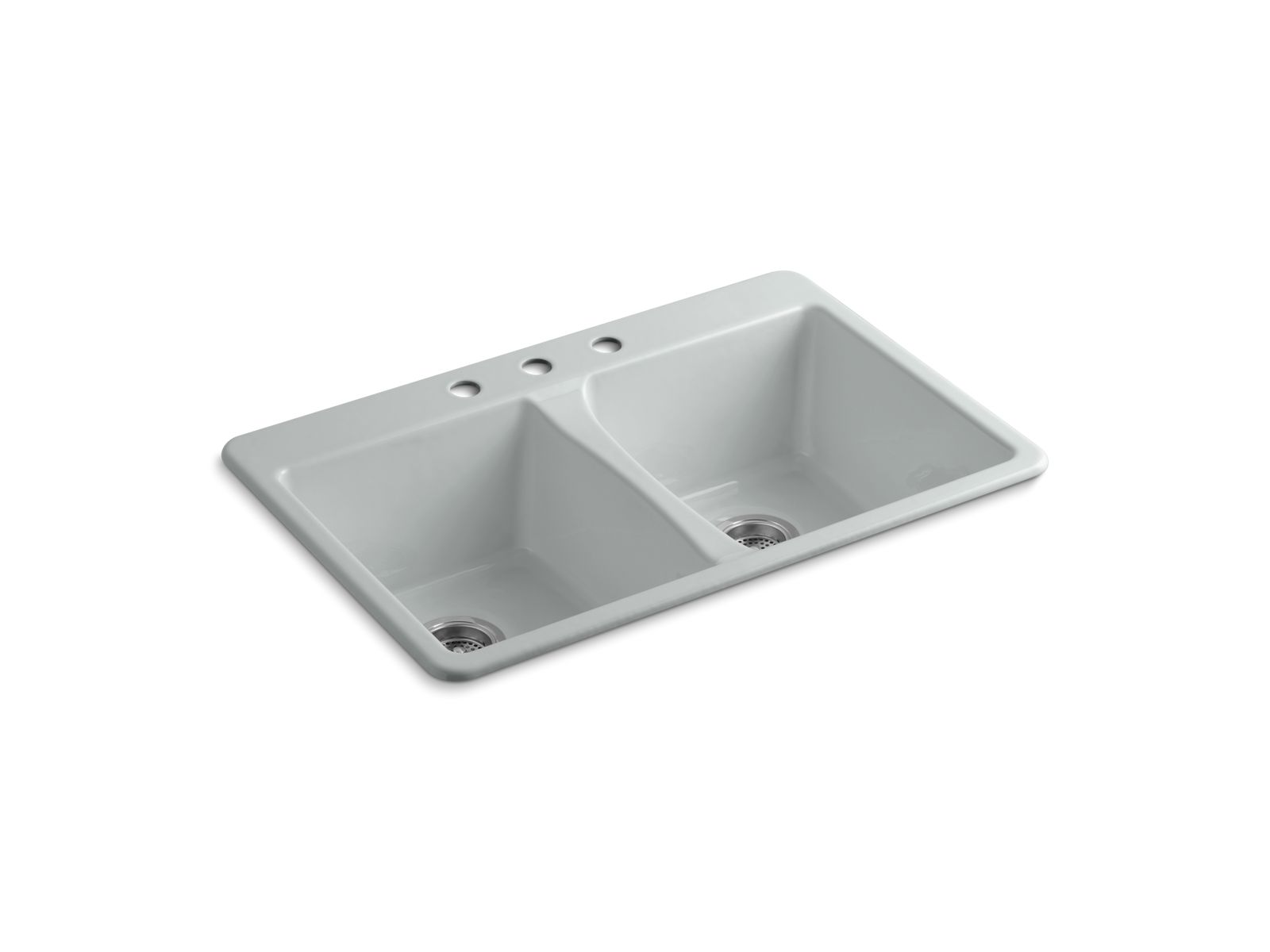 41240-deerfield-33-top-mount-double-bowl-kitchen-sink-3.jpg Deerfield® 33" top-mount double-bowl kitchen sink